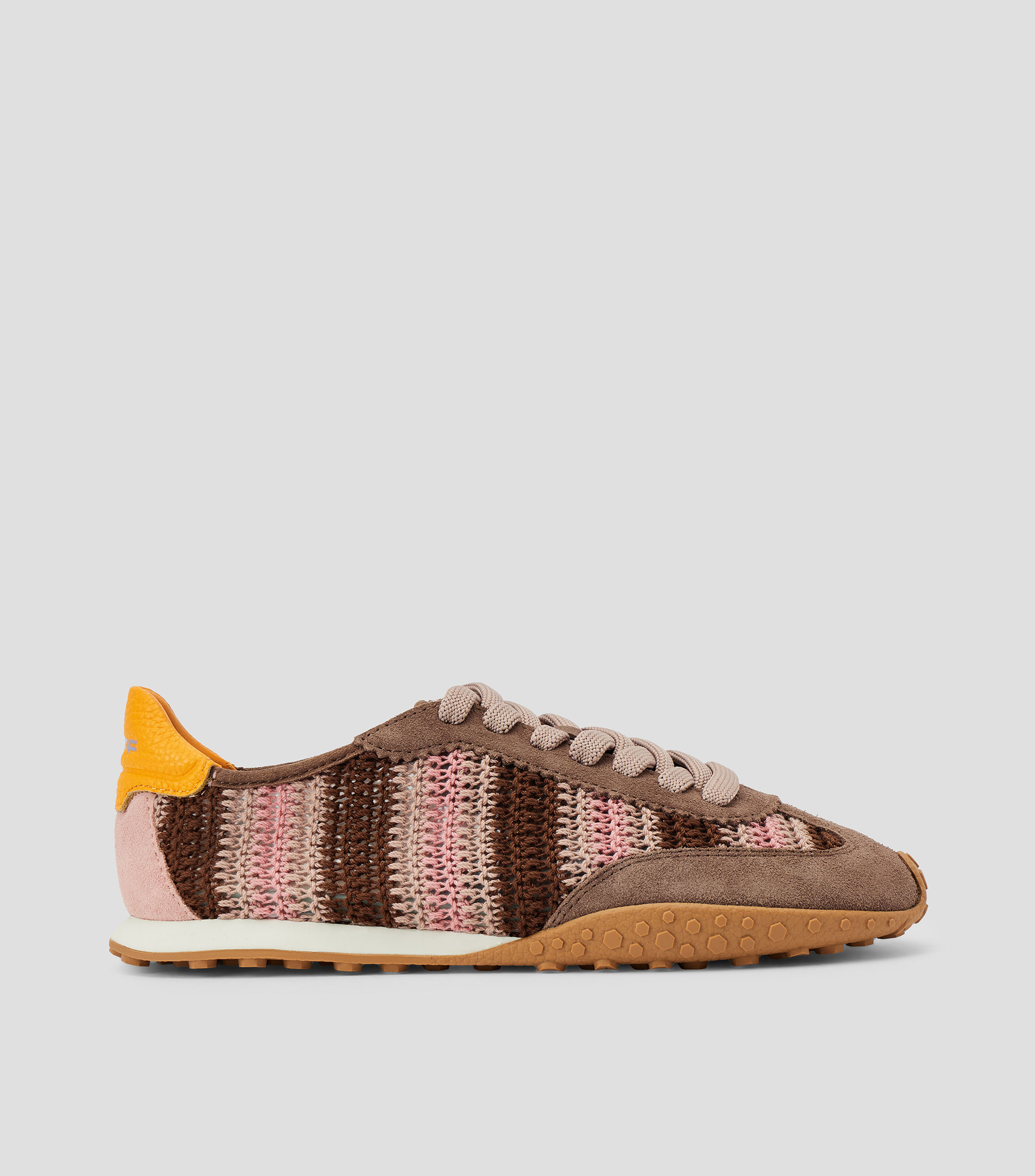 Tenis casuales Bridge Woven en textil y piel Mujer