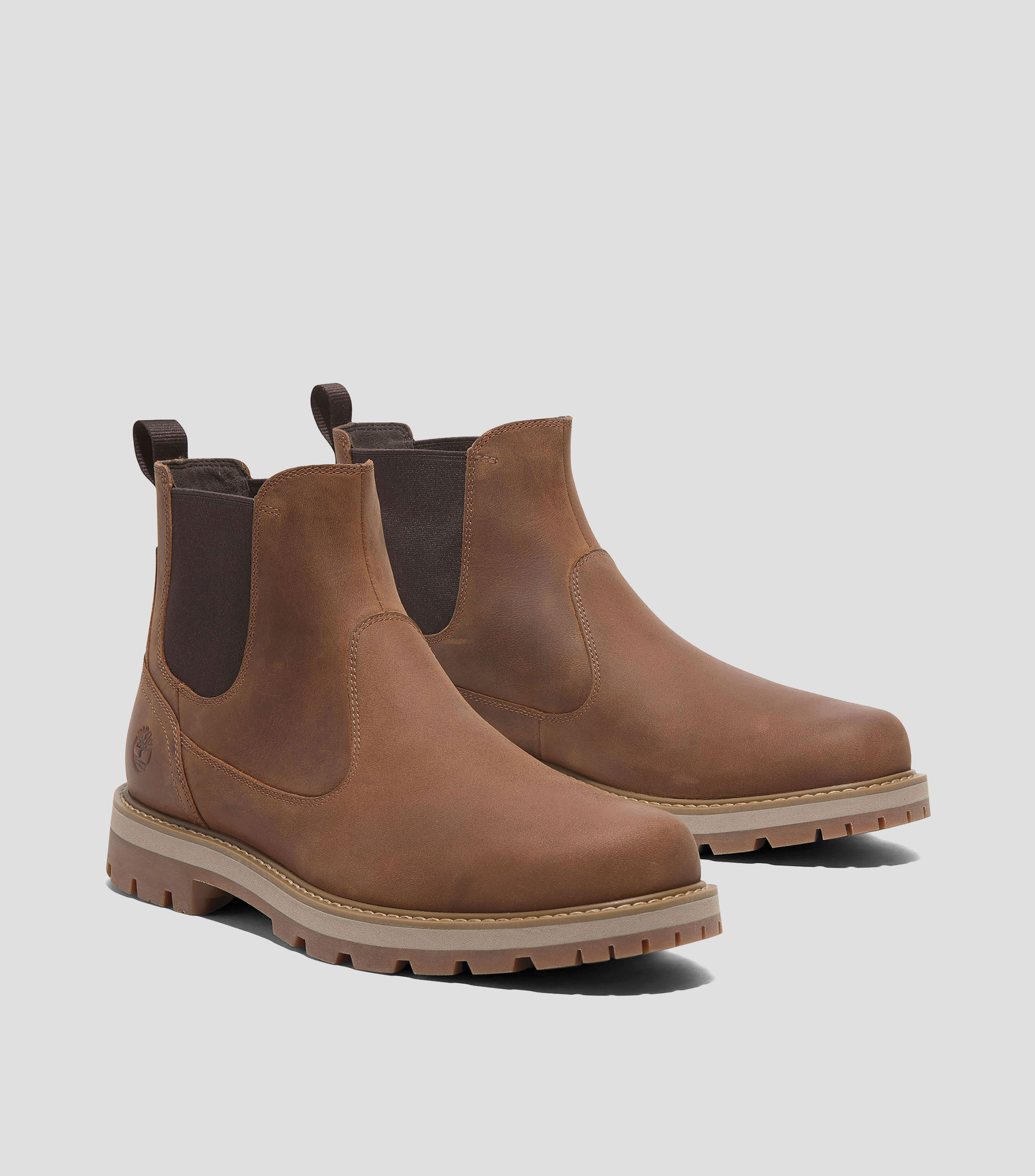 Botas chelsea medias en piel Hombre