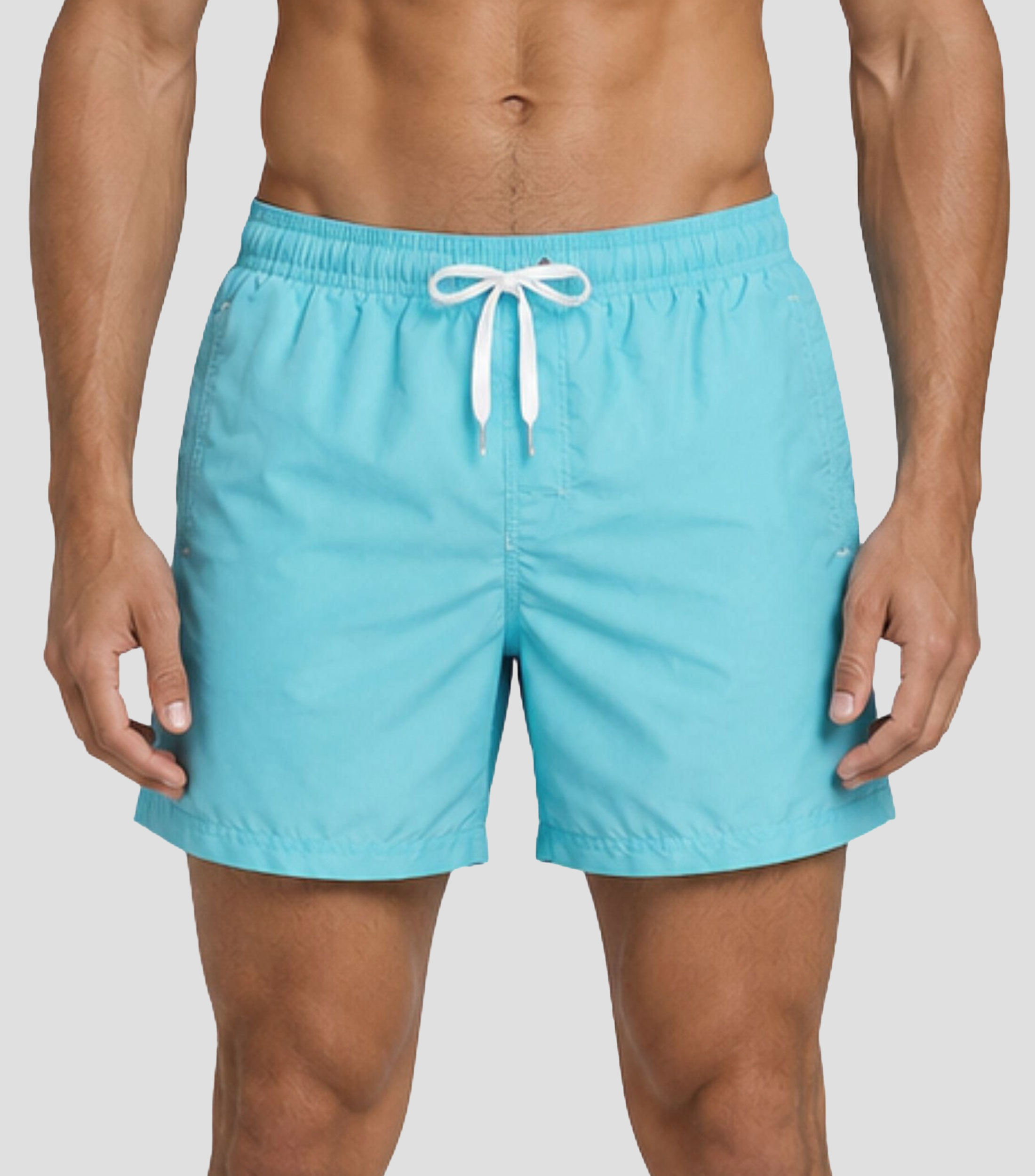 Traje de baño corto Liso Hombre