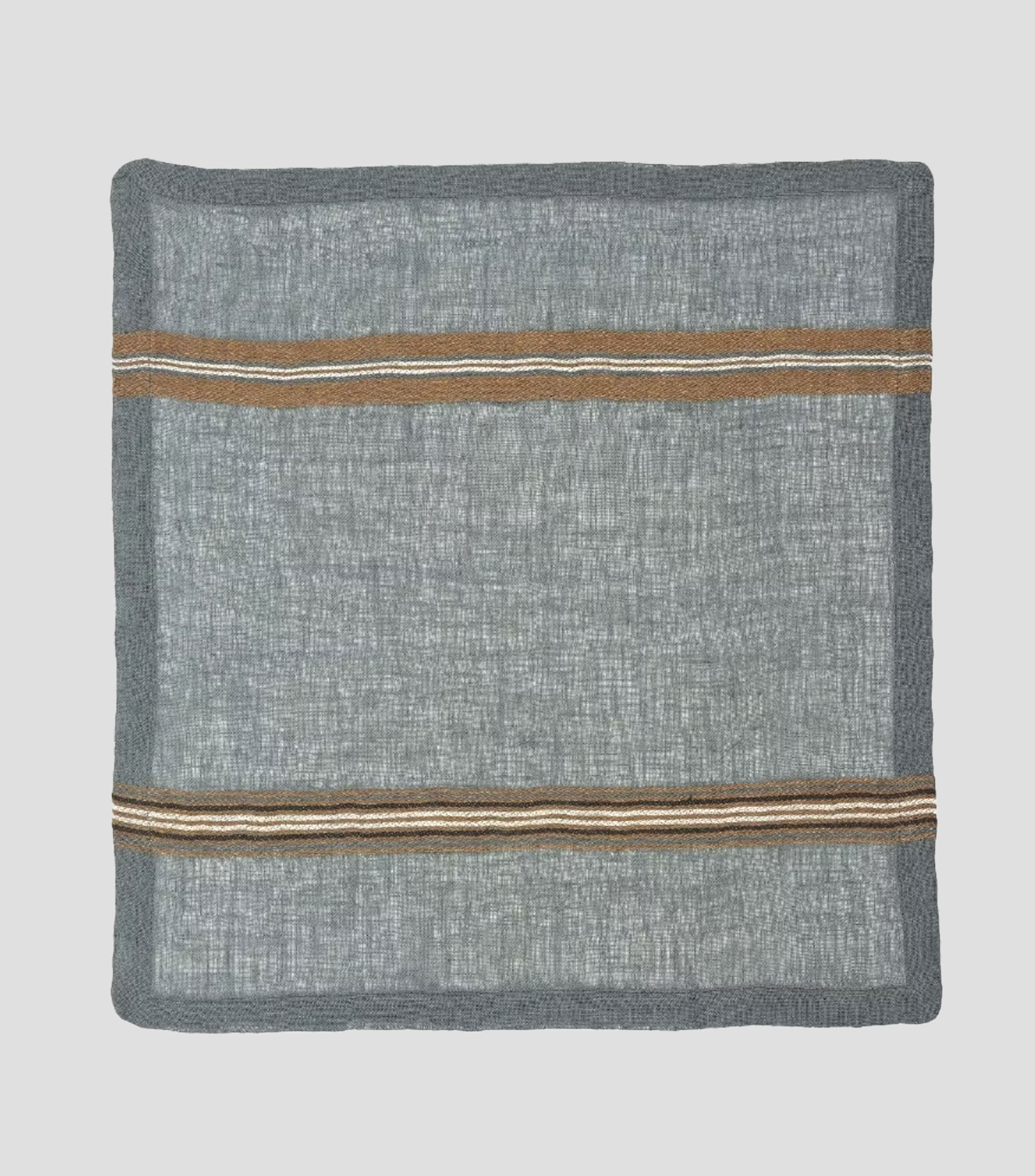 Servilleta Kea gris con rayas