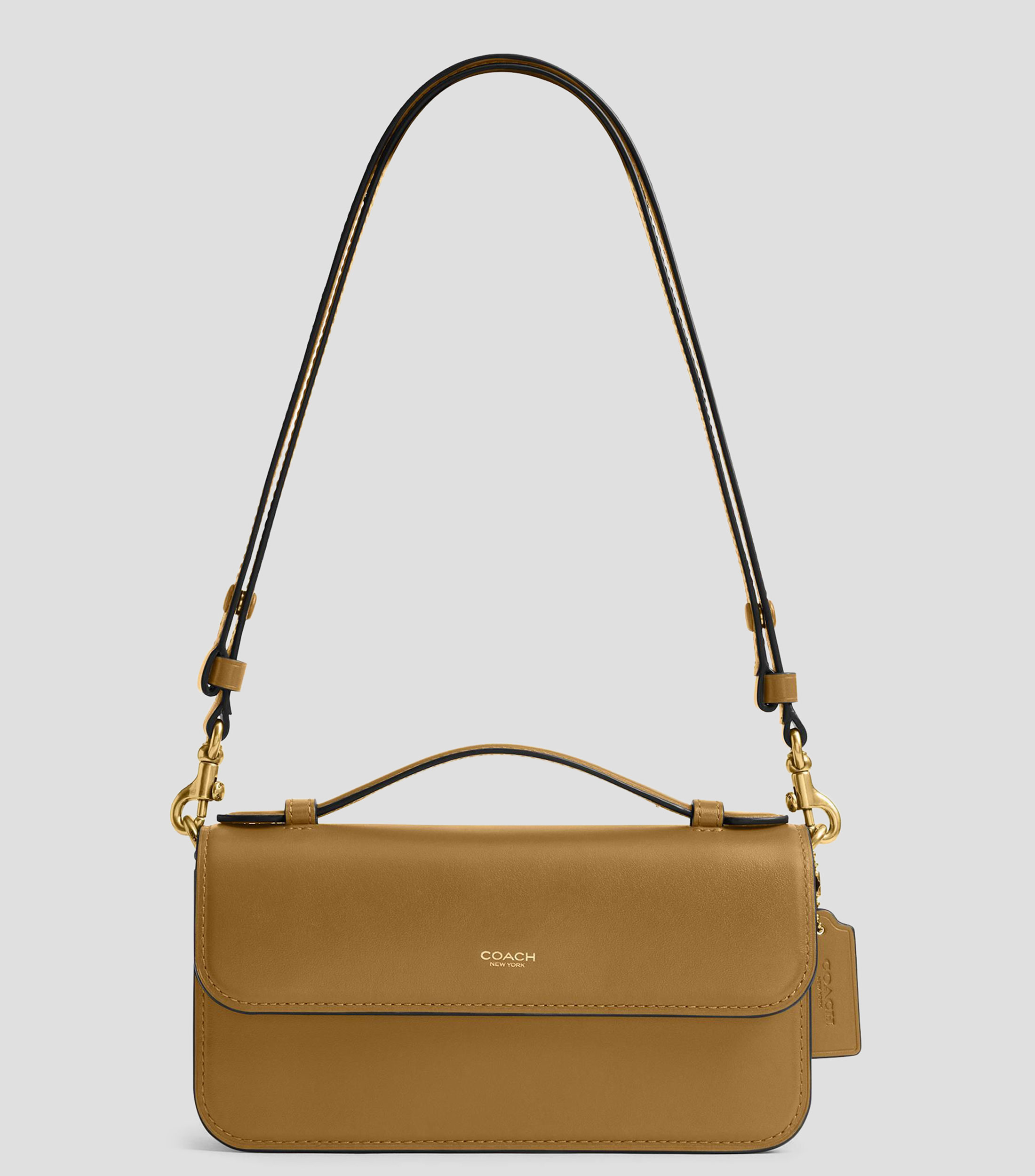 Bolsa crossbody en cuero Elora lisa Mujer