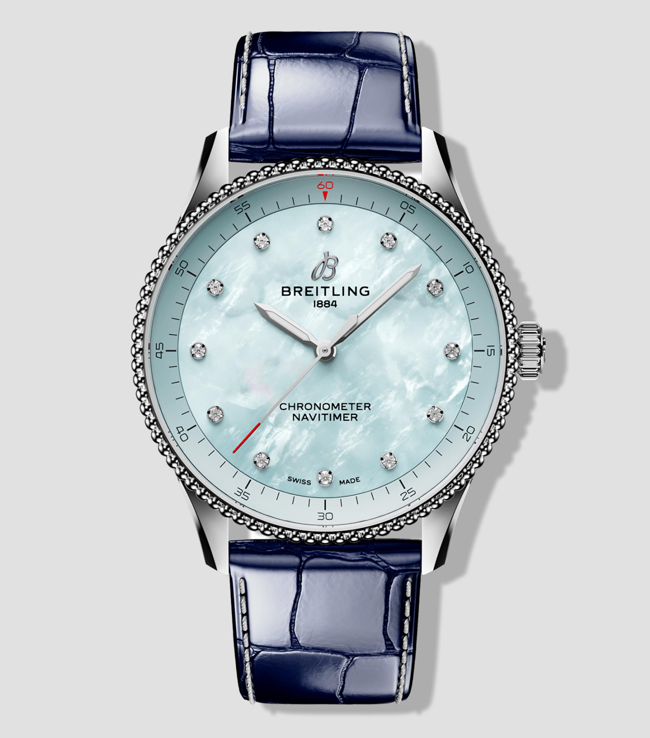 Reloj para mujer Navitimer de vestir Plateado