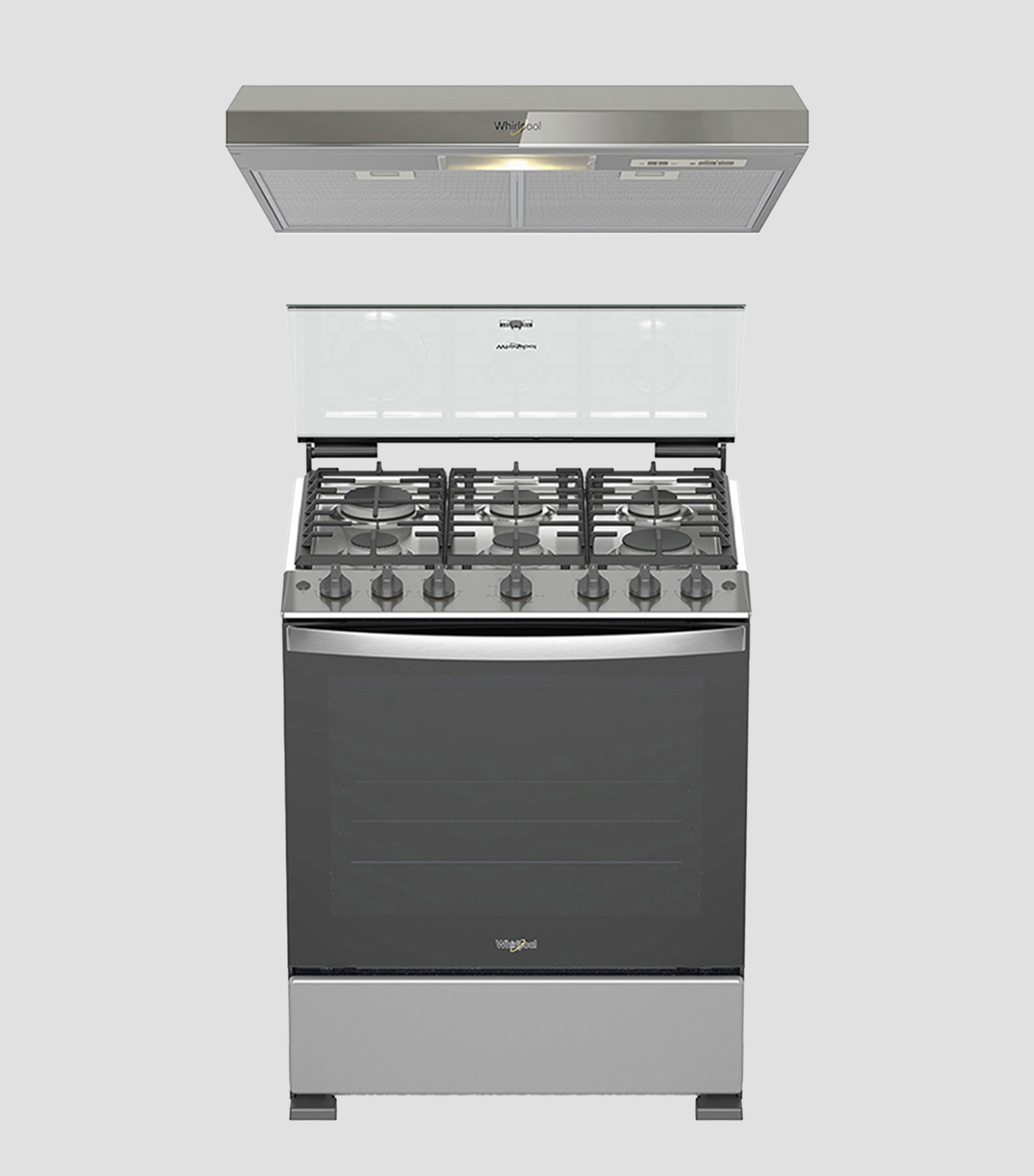 Combo Estufa de piso Gas LP 30 Campana Empotrable