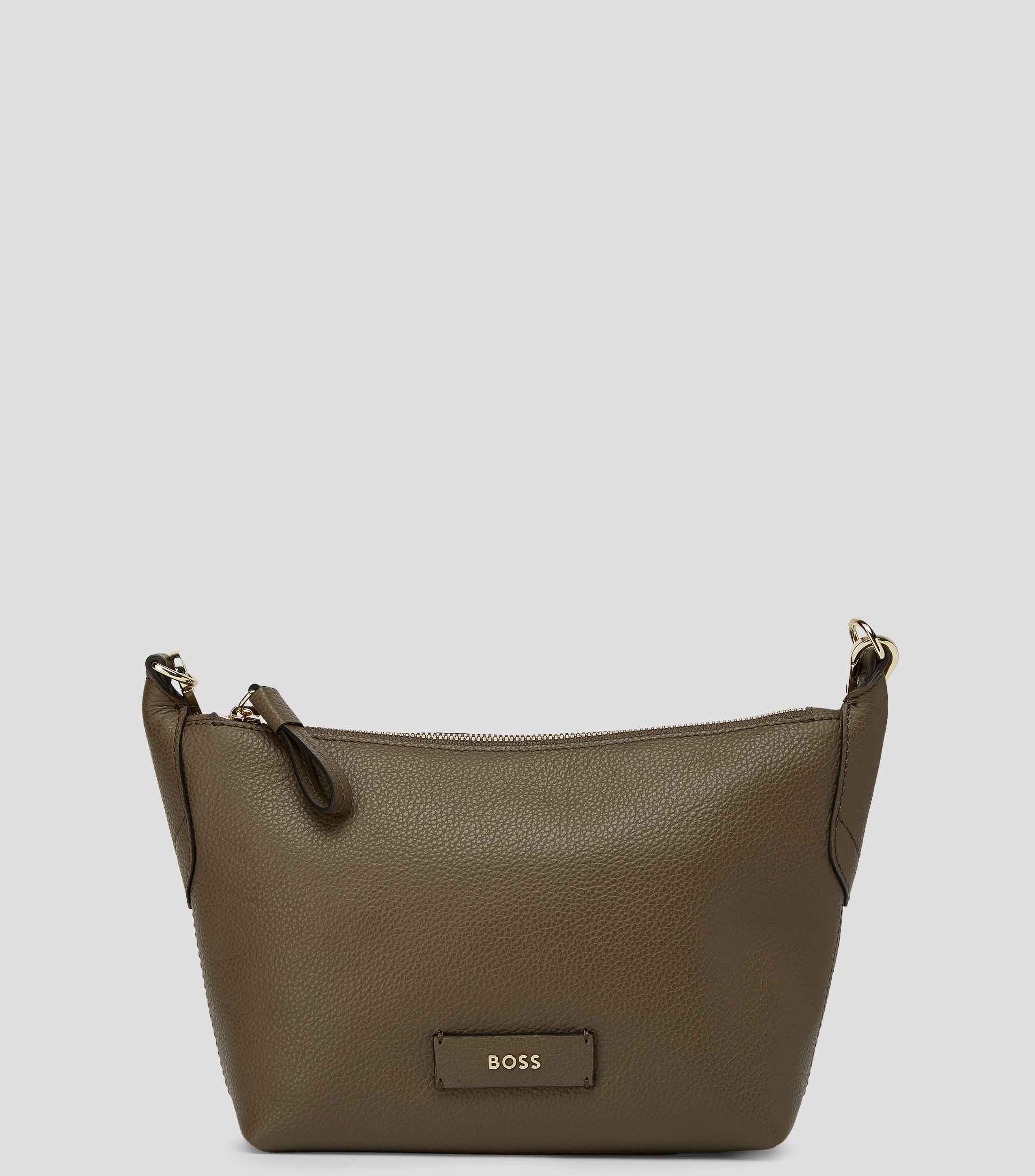 Bolsa Crossbody granulado en piel Mujer