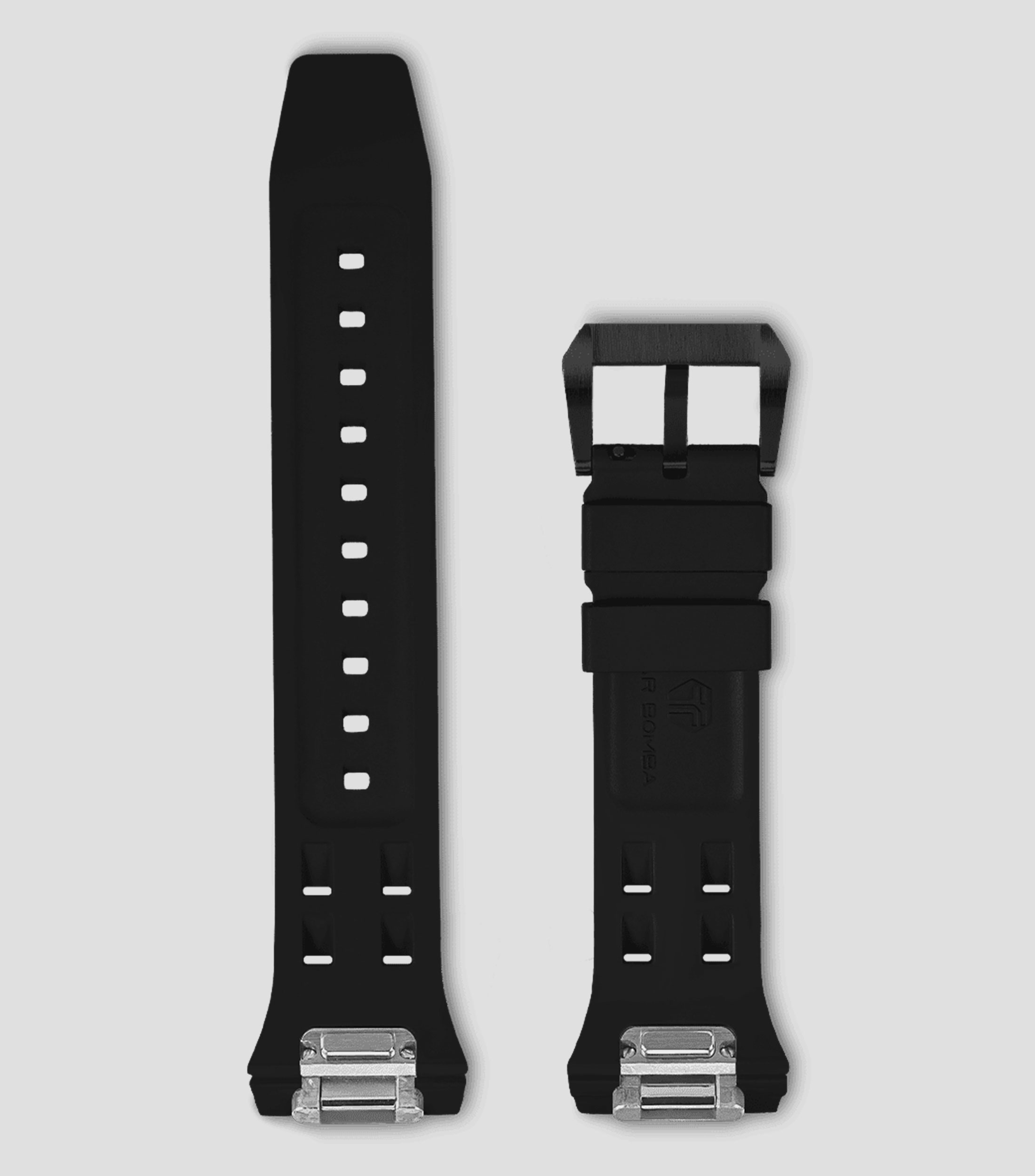 Extensible para reloj Atómica en caucho negro
