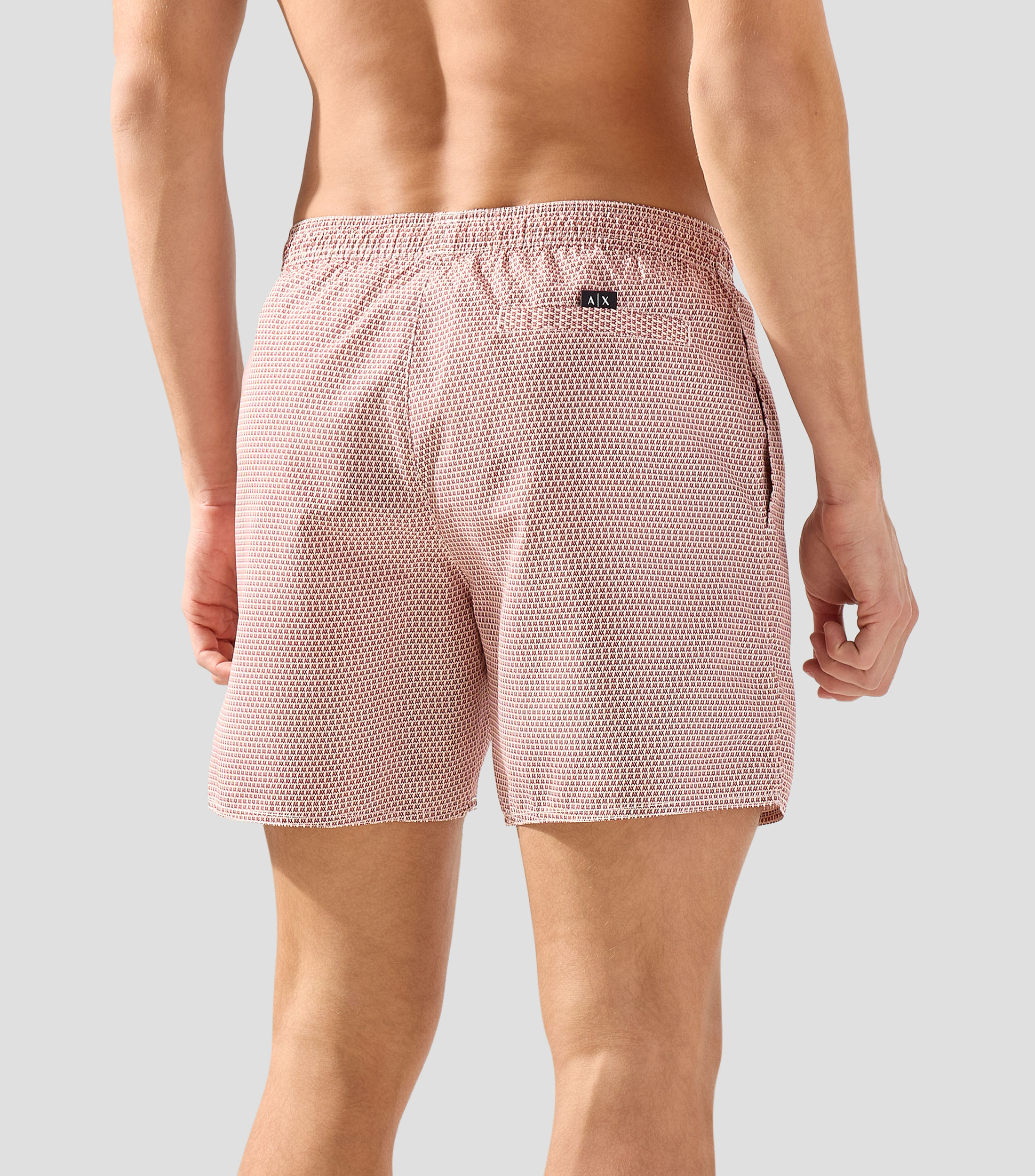 Traje de baño largo estampado Hombre
