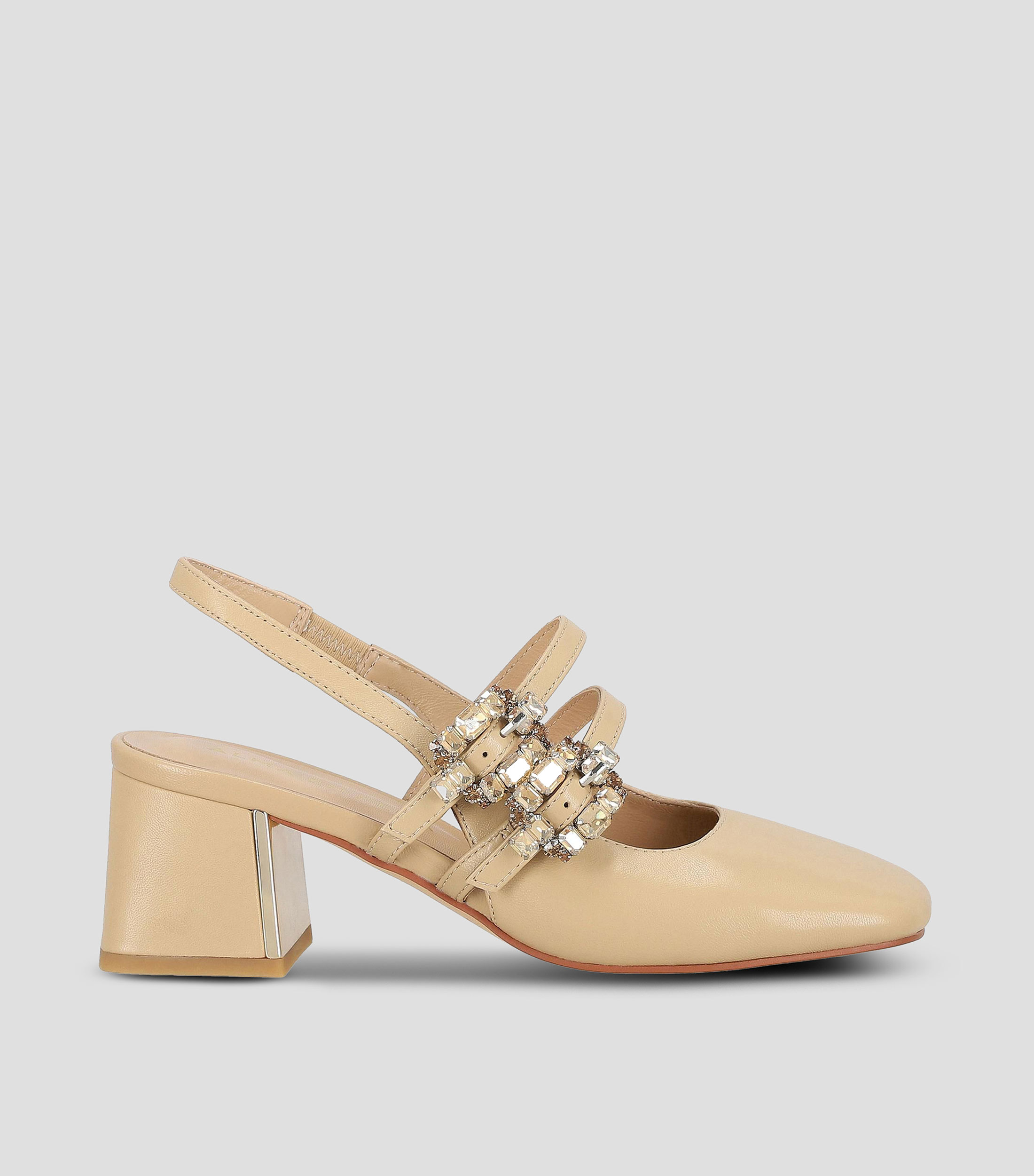 Zapatillas Casual Tacón Medio Cuadrado Mujer