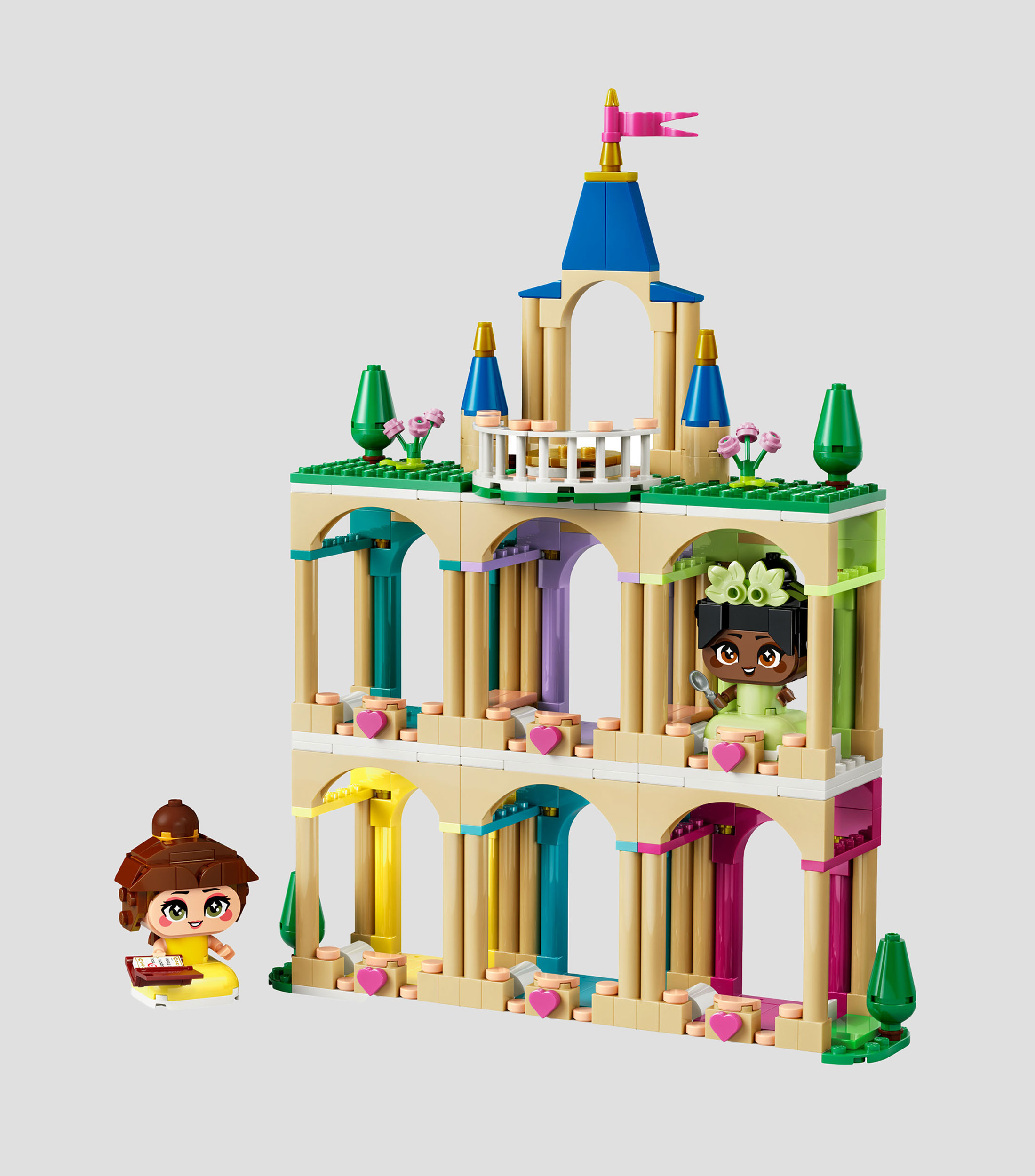Lego Disney, Princess Mini Bella y Tiana con Castillo