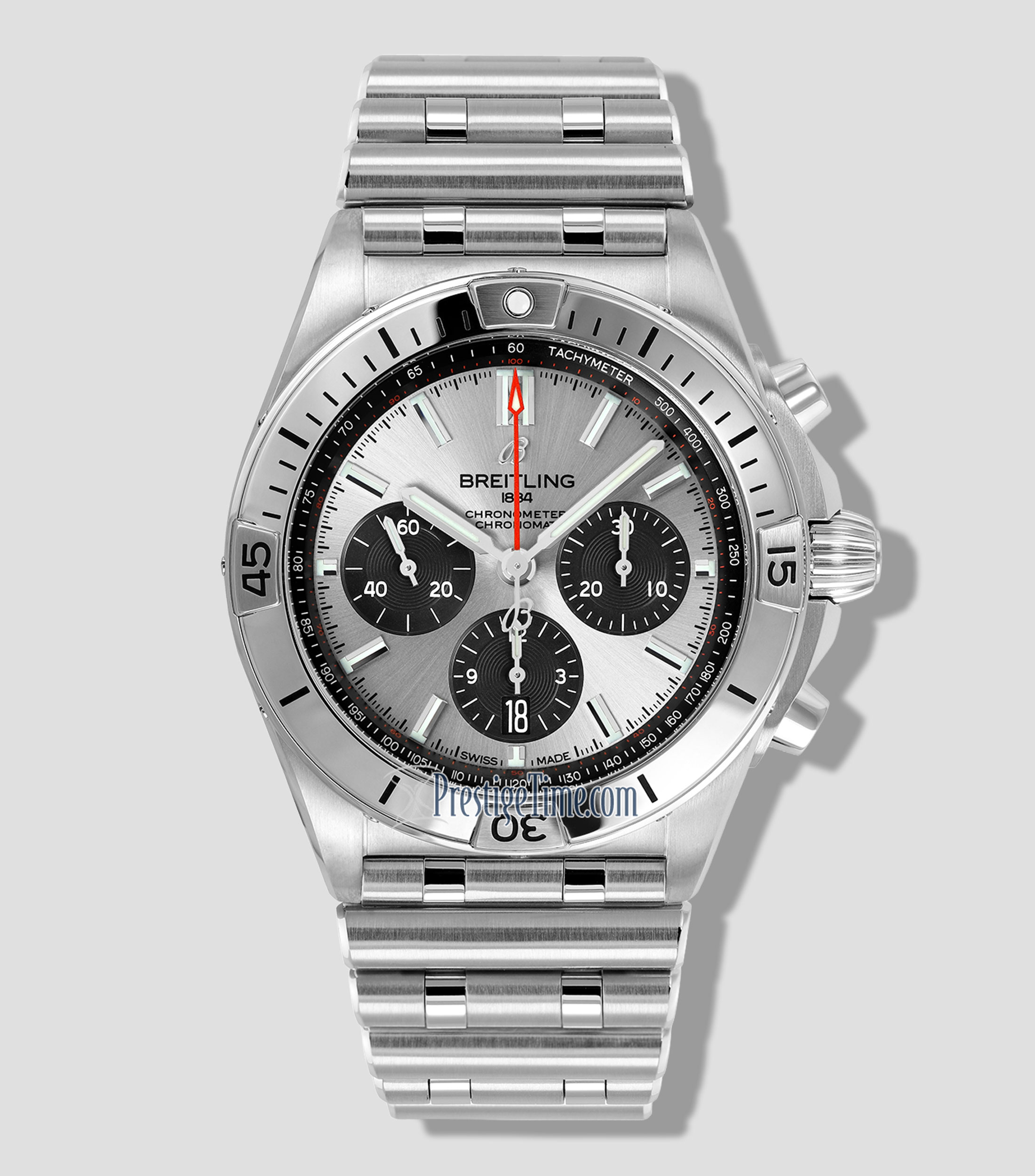 Reloj para Hombre Chronomat 42 deportivo plateado