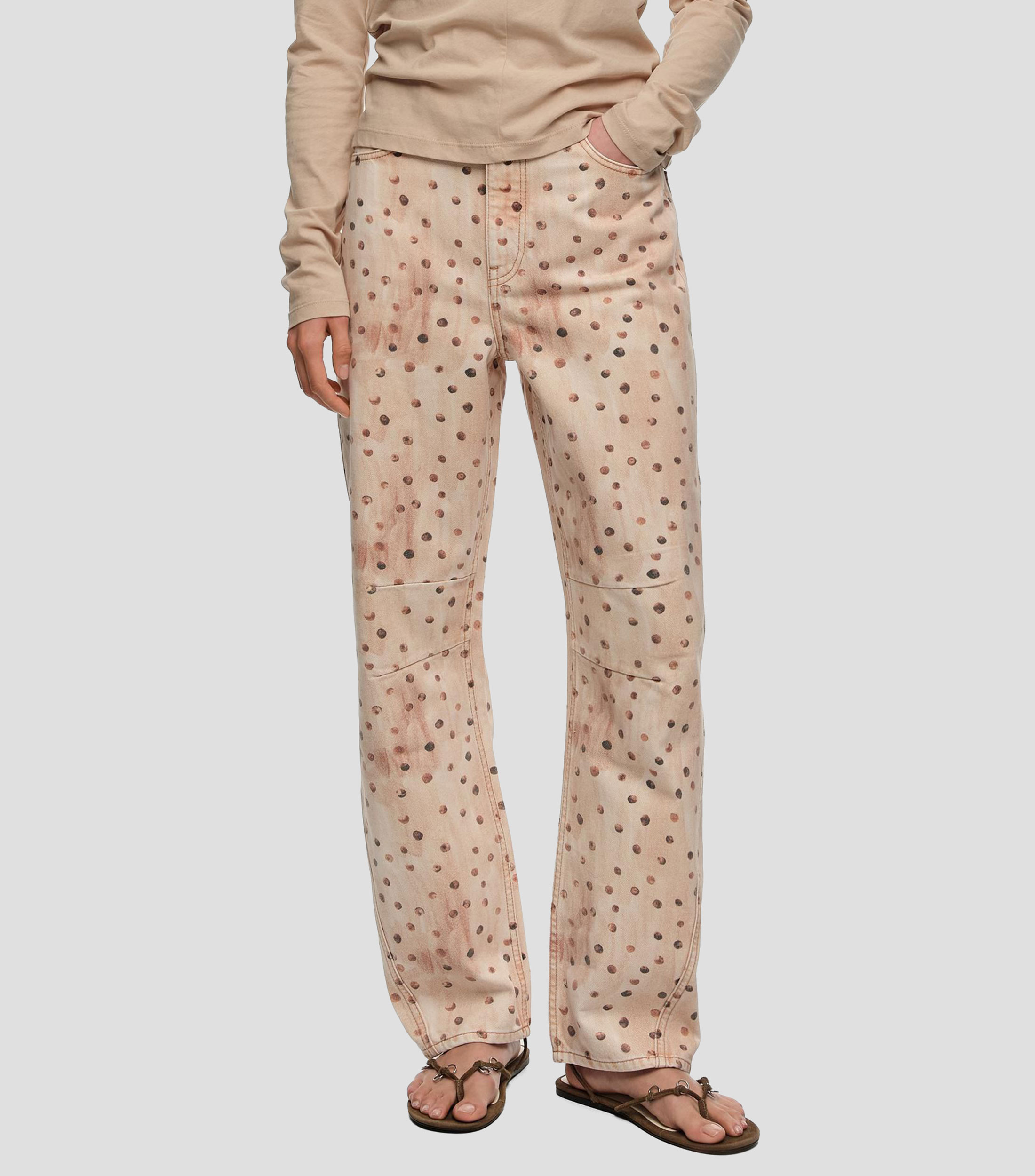 Jeans watercolor Dots Mujer