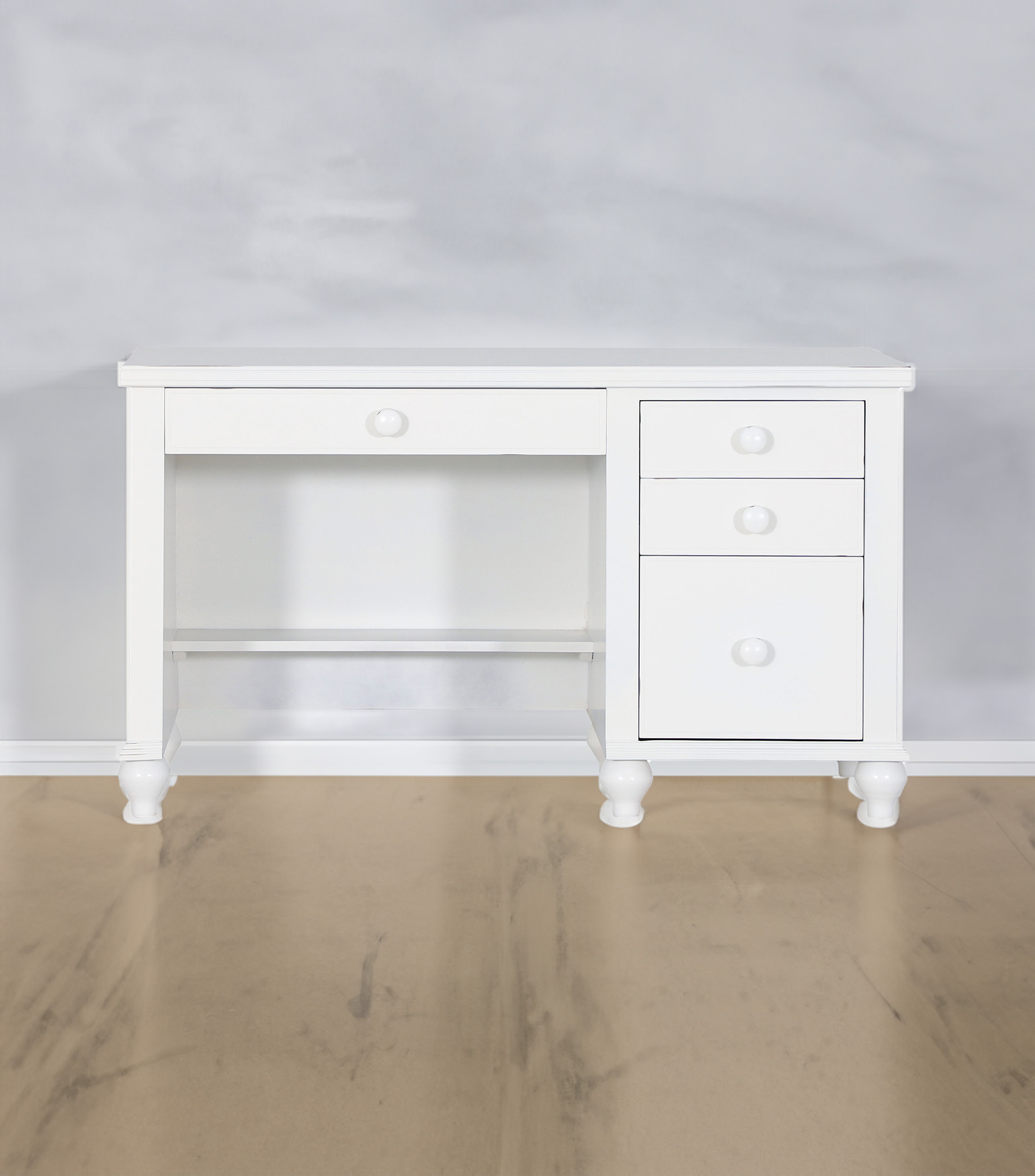 Escritorio Boston en MDF blanco