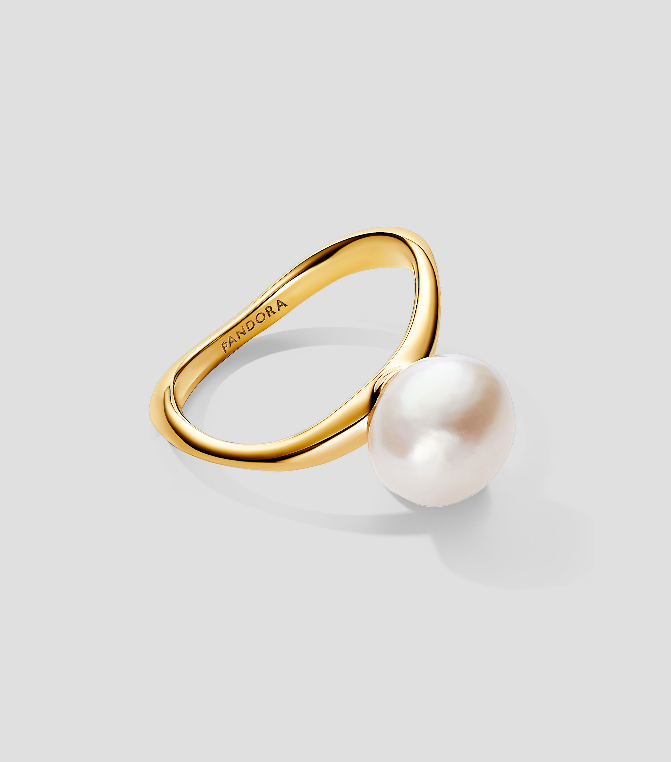 Anillo con perla Mujer