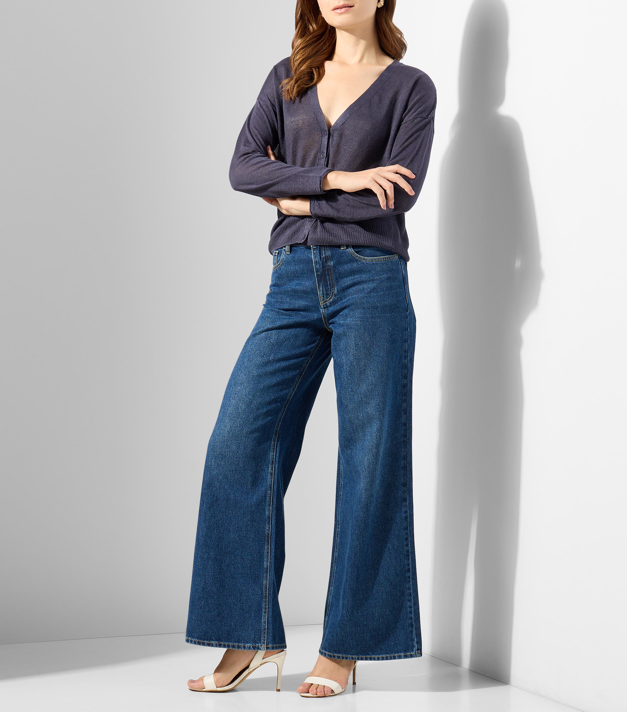 Jeans wideleg Mujer