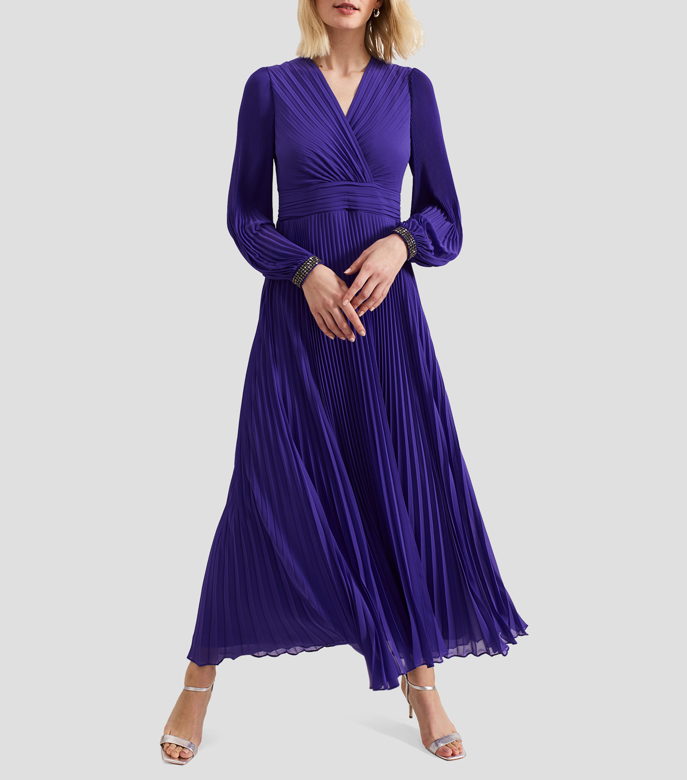 Vestido Largo manga larga Mujer