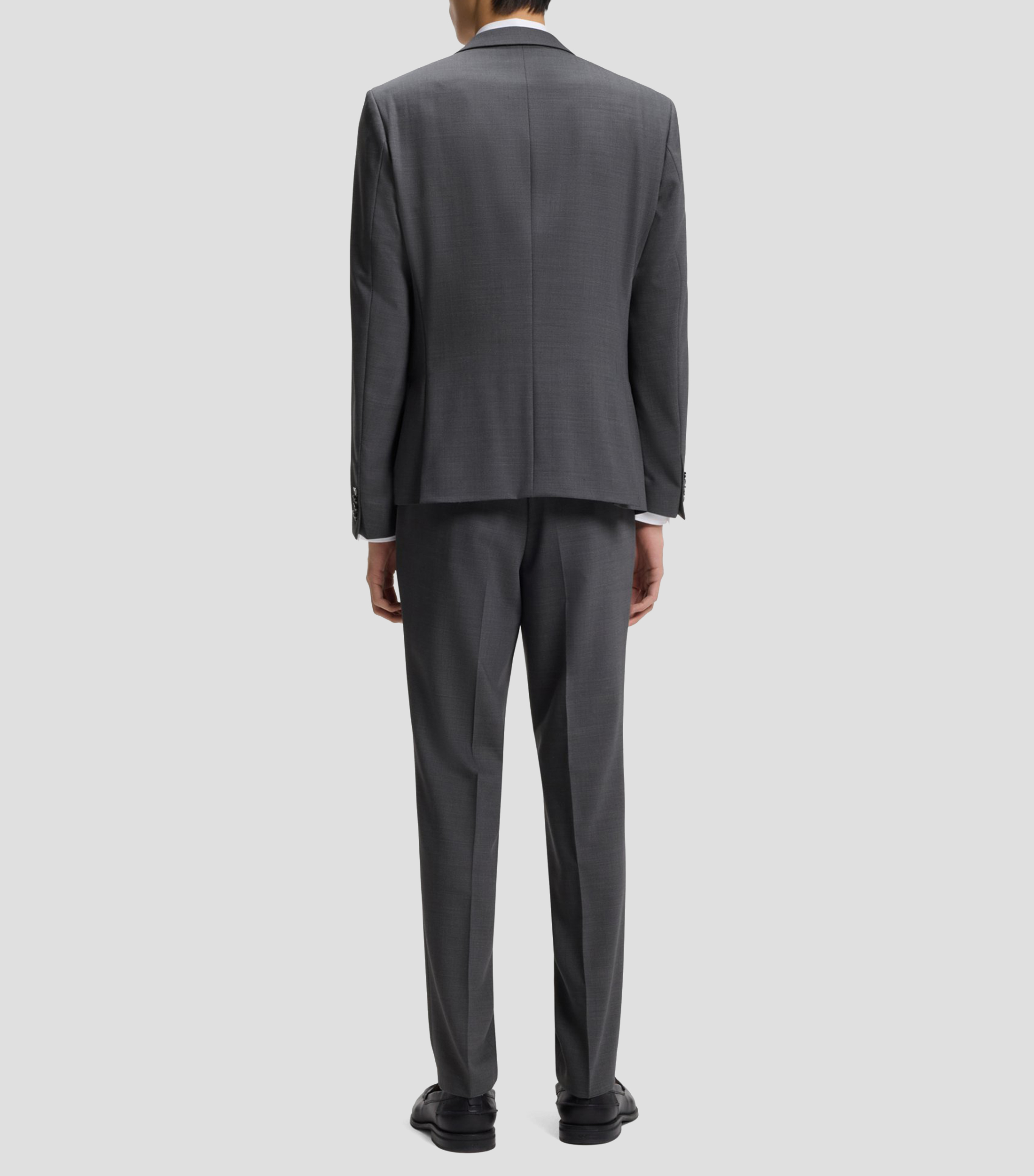 Traje 3 piezas corte regular jaspeado Hombre
