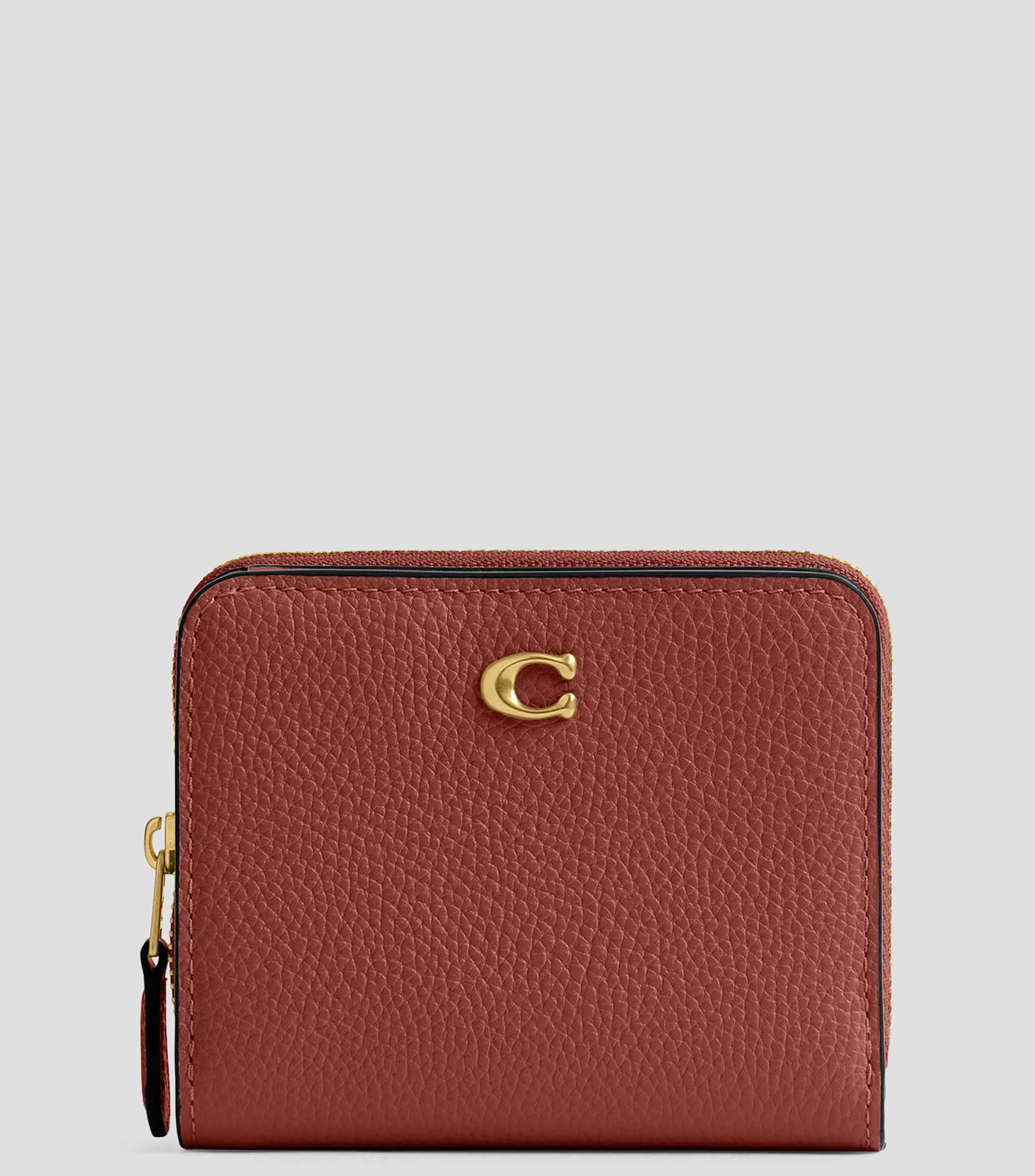 Cartera en piel lisa Mujer