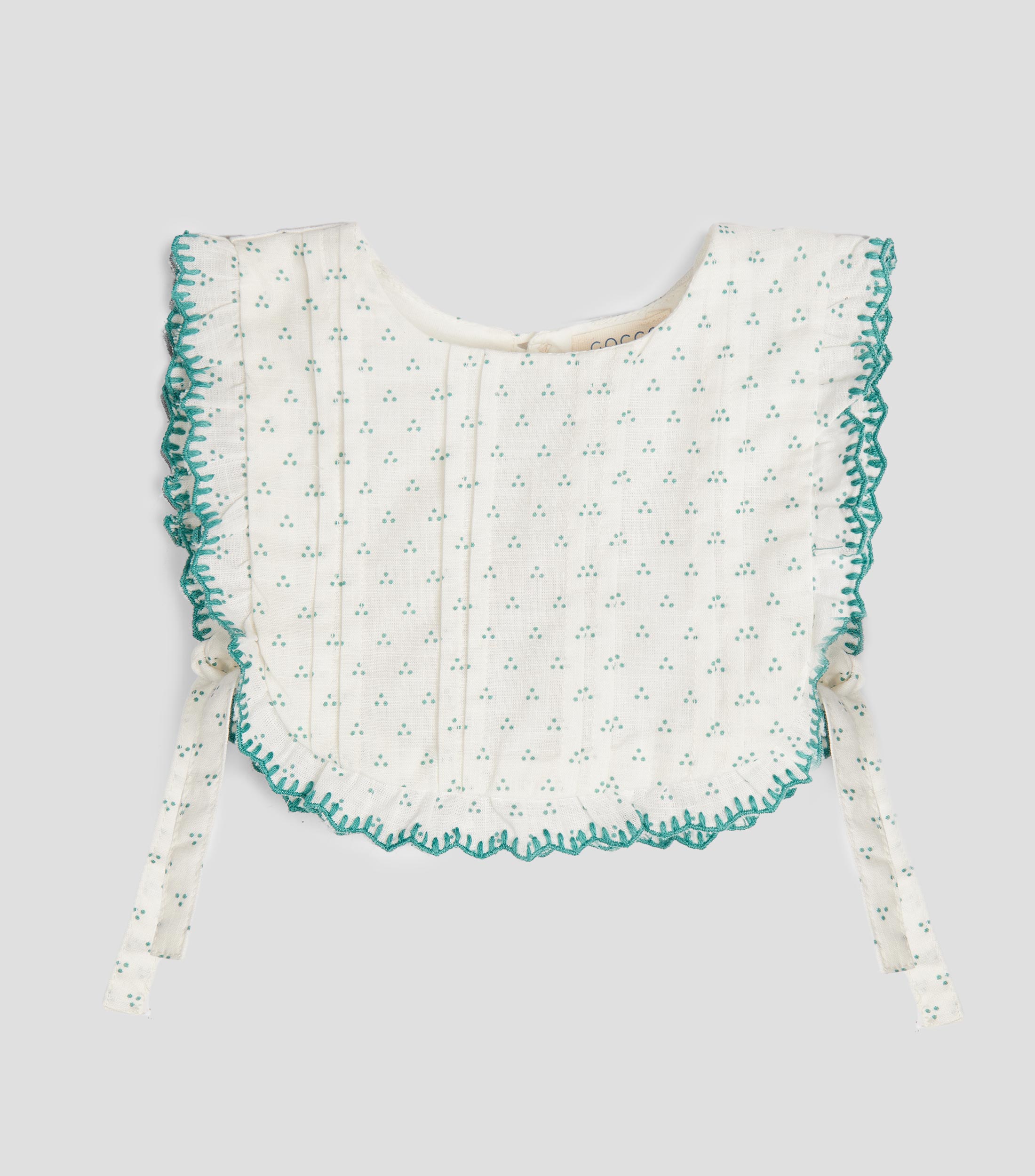 Babero en algodón estampado Bebé