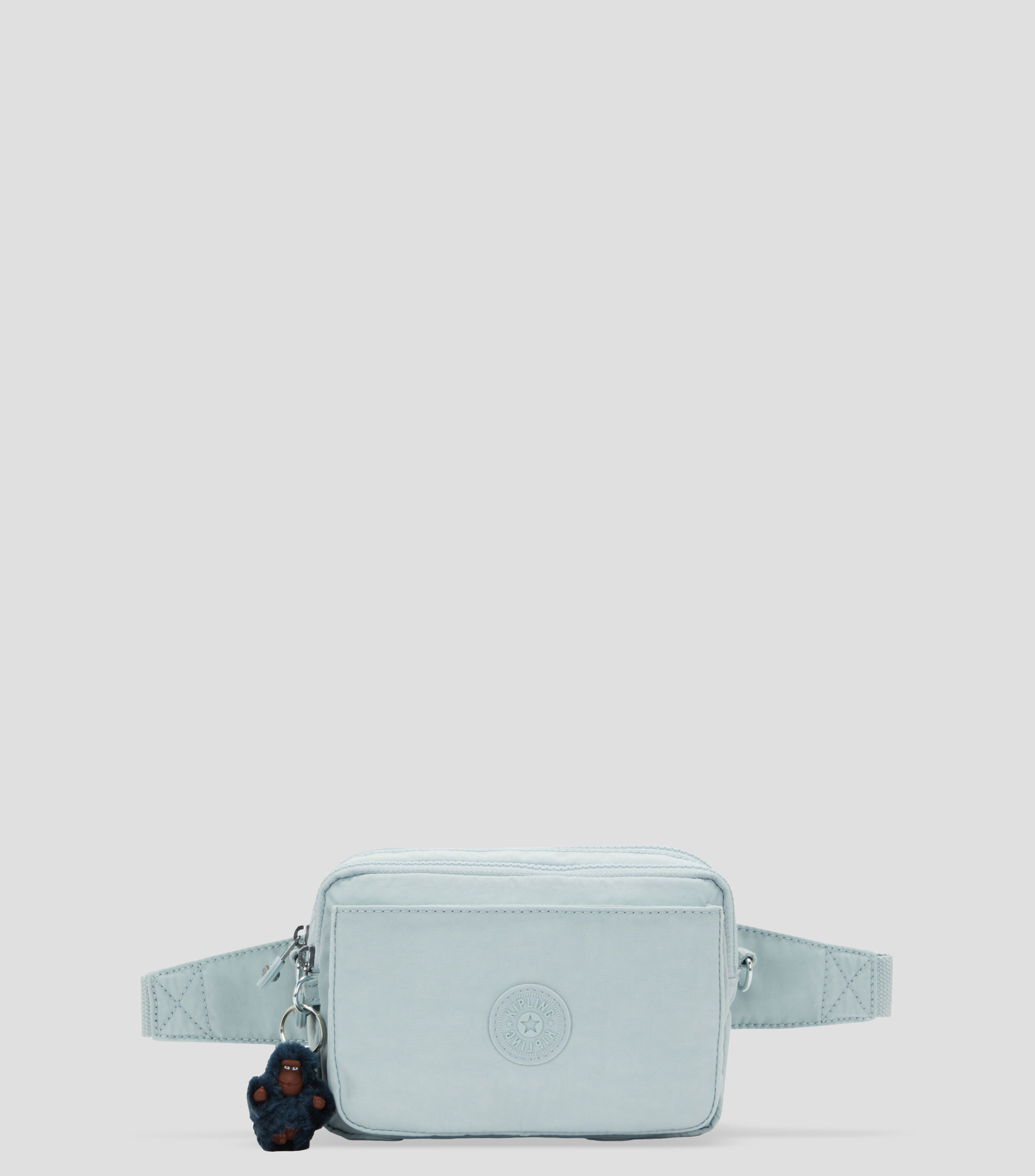 Bolsa crossbody azul lisa Mujer