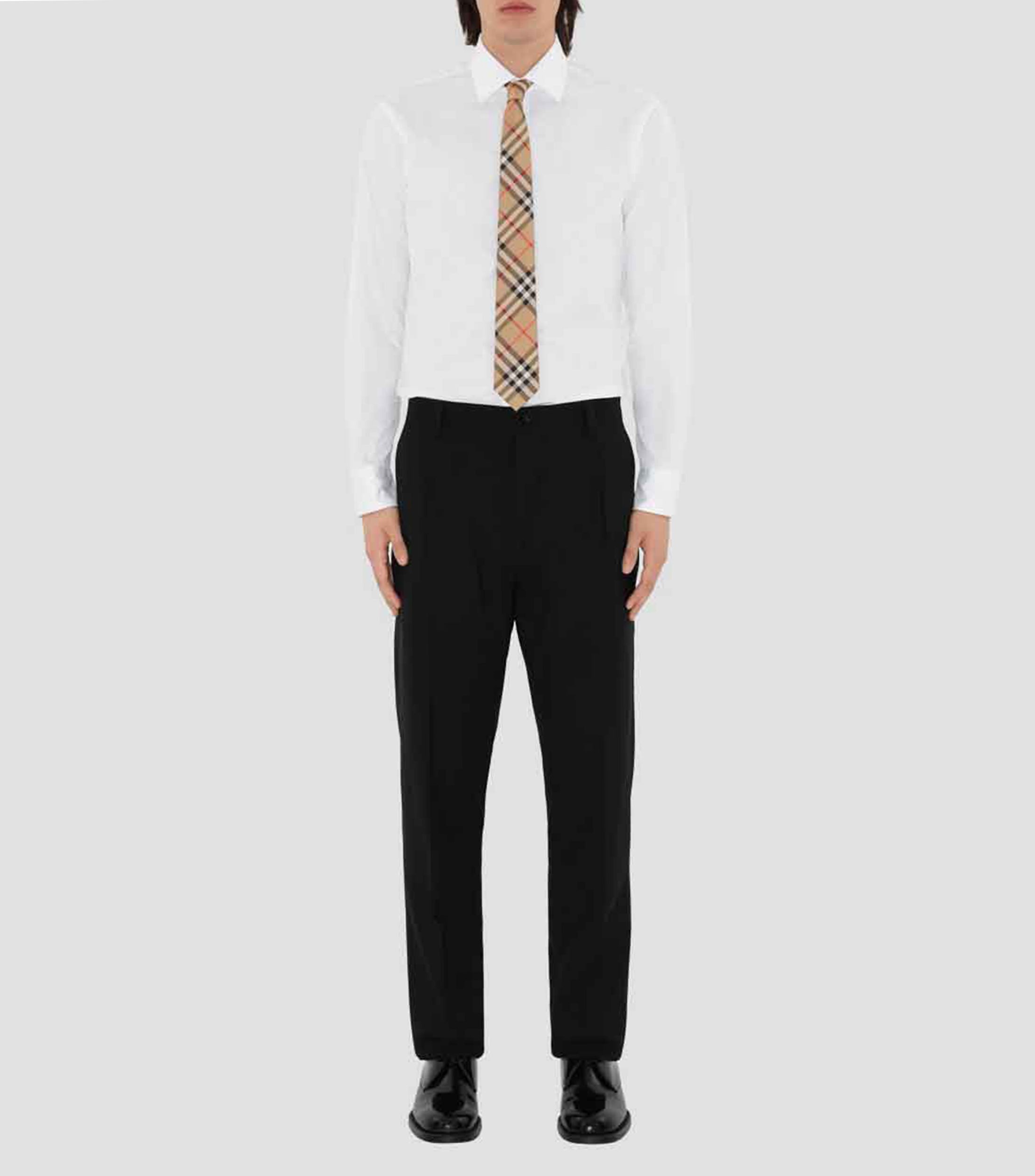 Corbata Ancha en Seda de cuadros