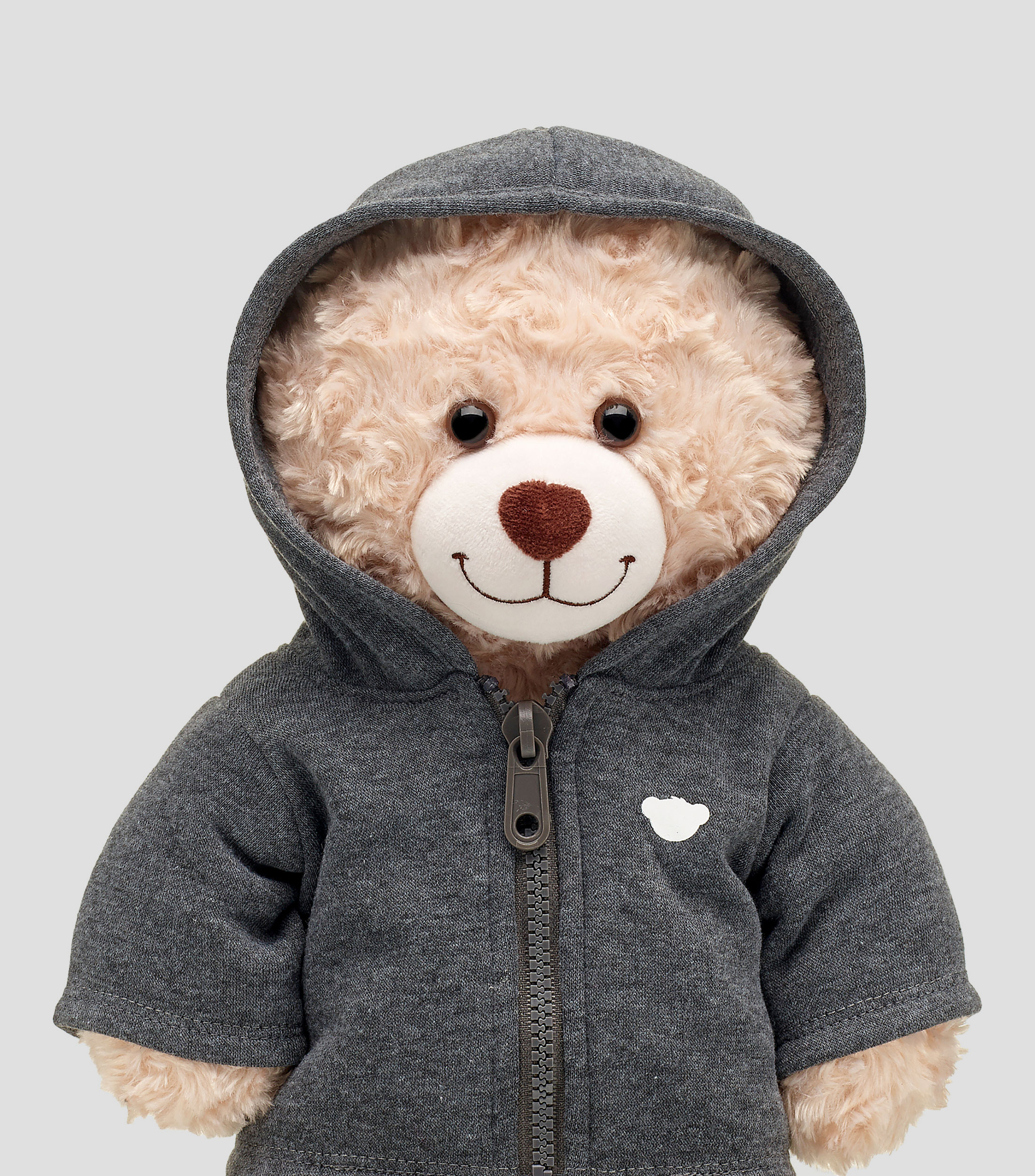 Sudadera con capucha para peluche Gris