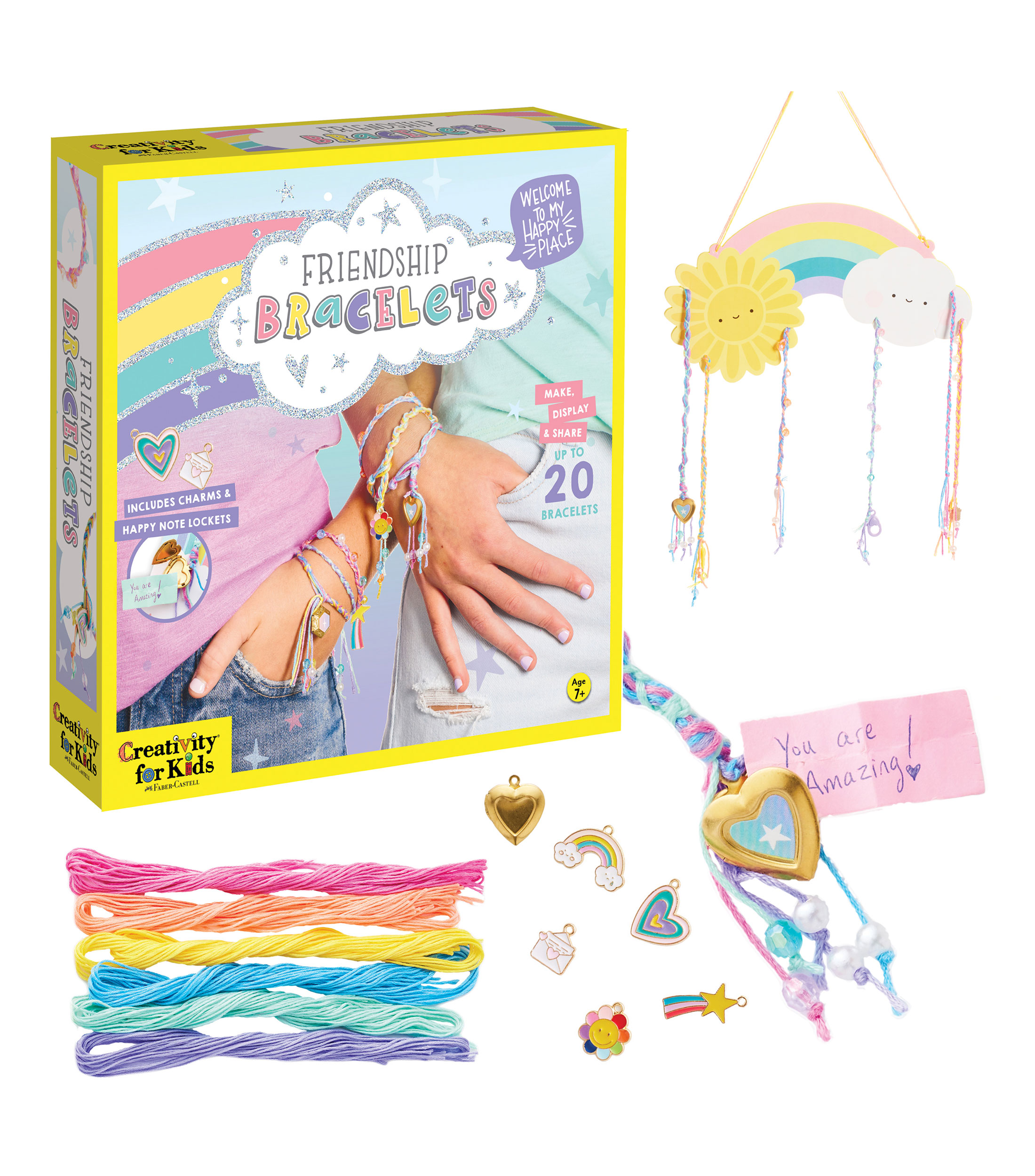 Arcoíris pulseras de la amistad