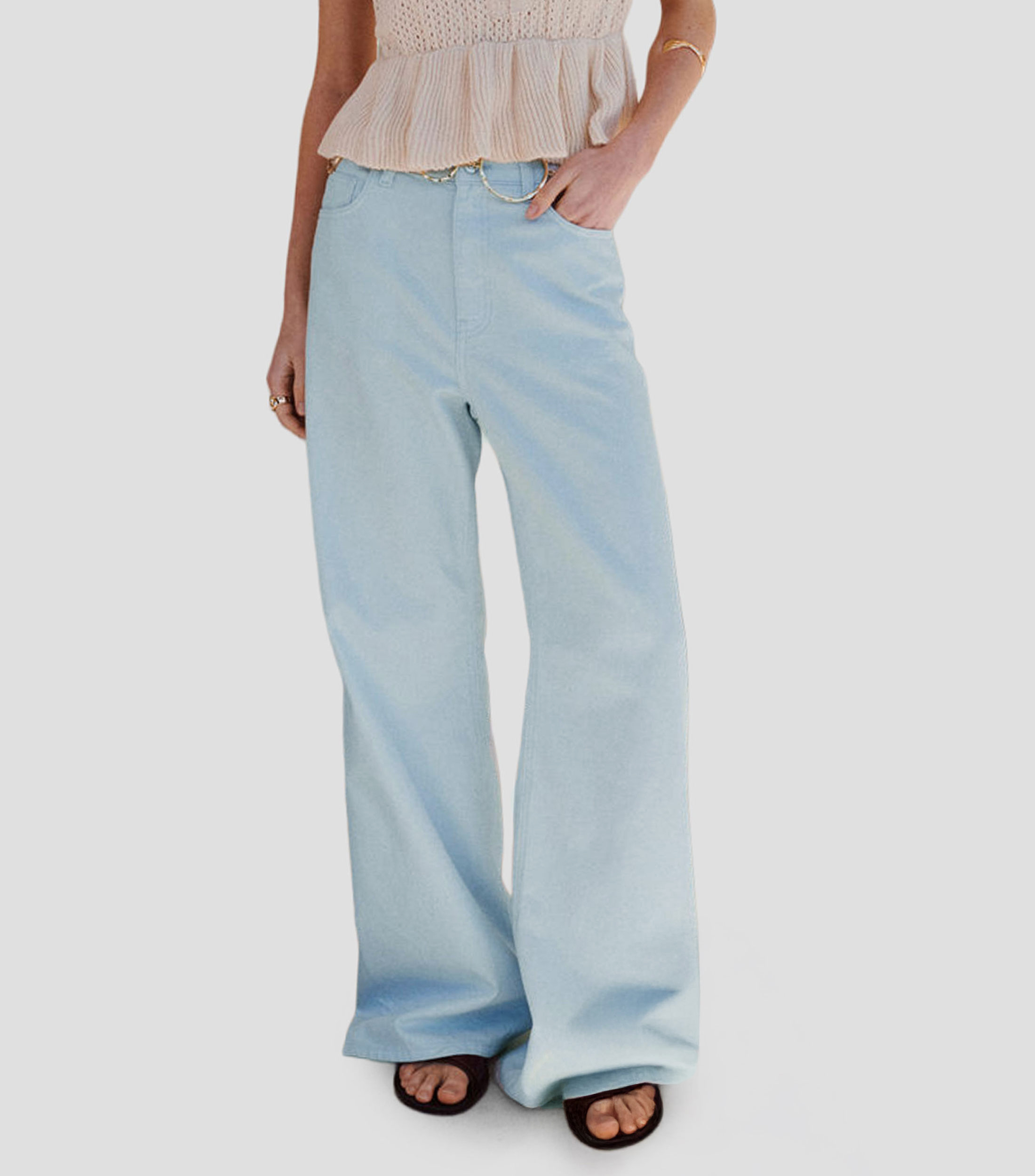 Jeans wideleg Mujer