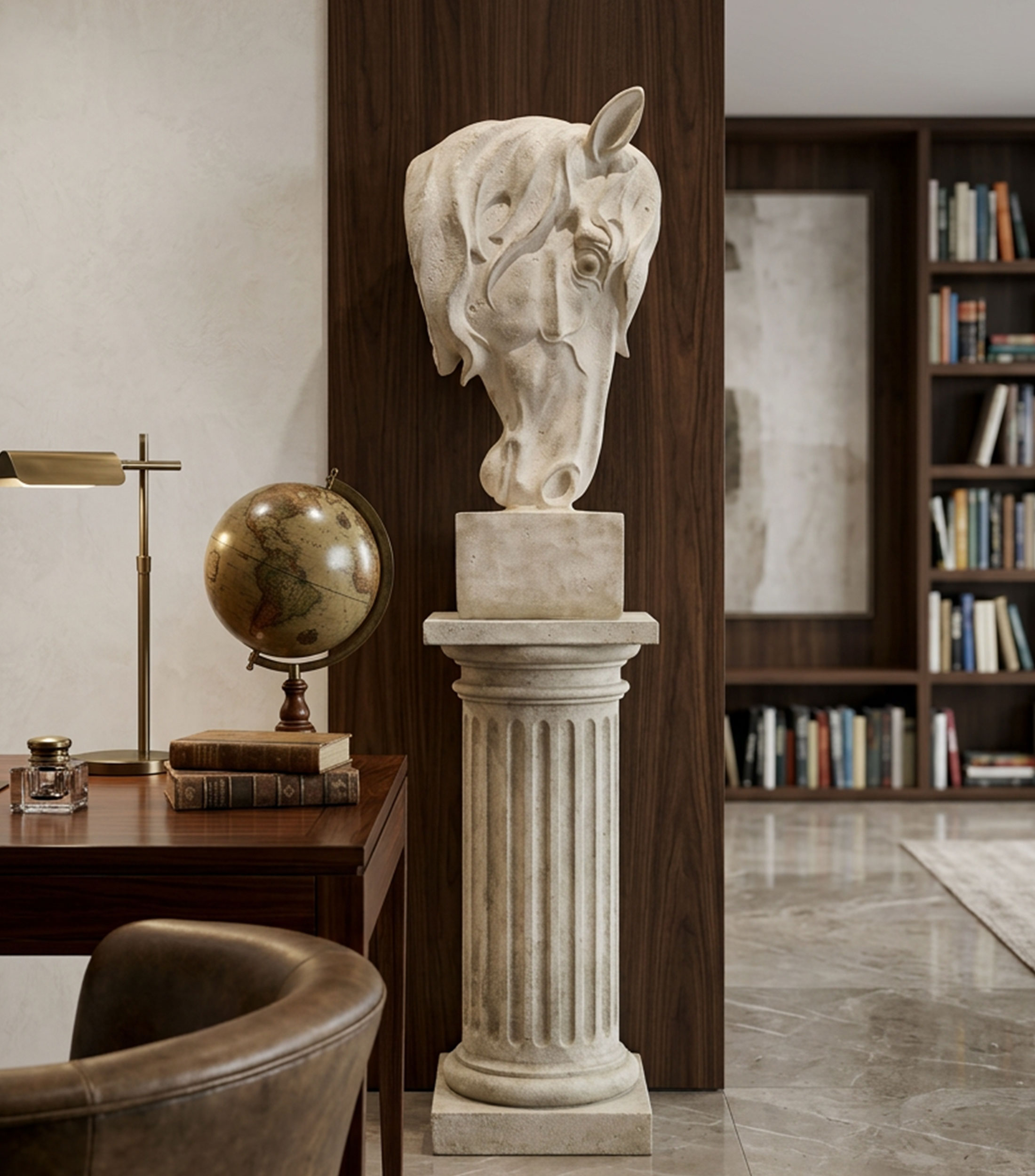 Figura decorativa de caballo