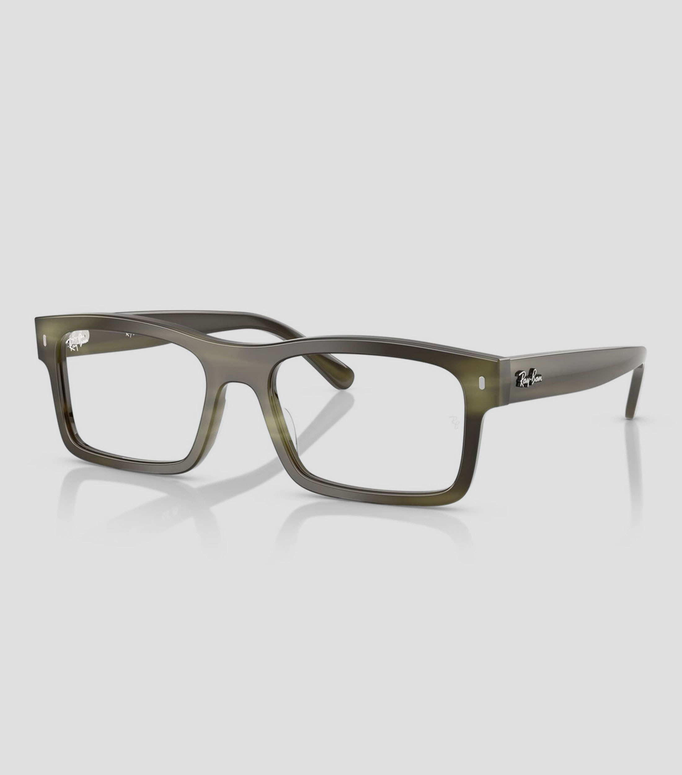 Lentes oftálmicos rectangulares Optics havana verde Unisex