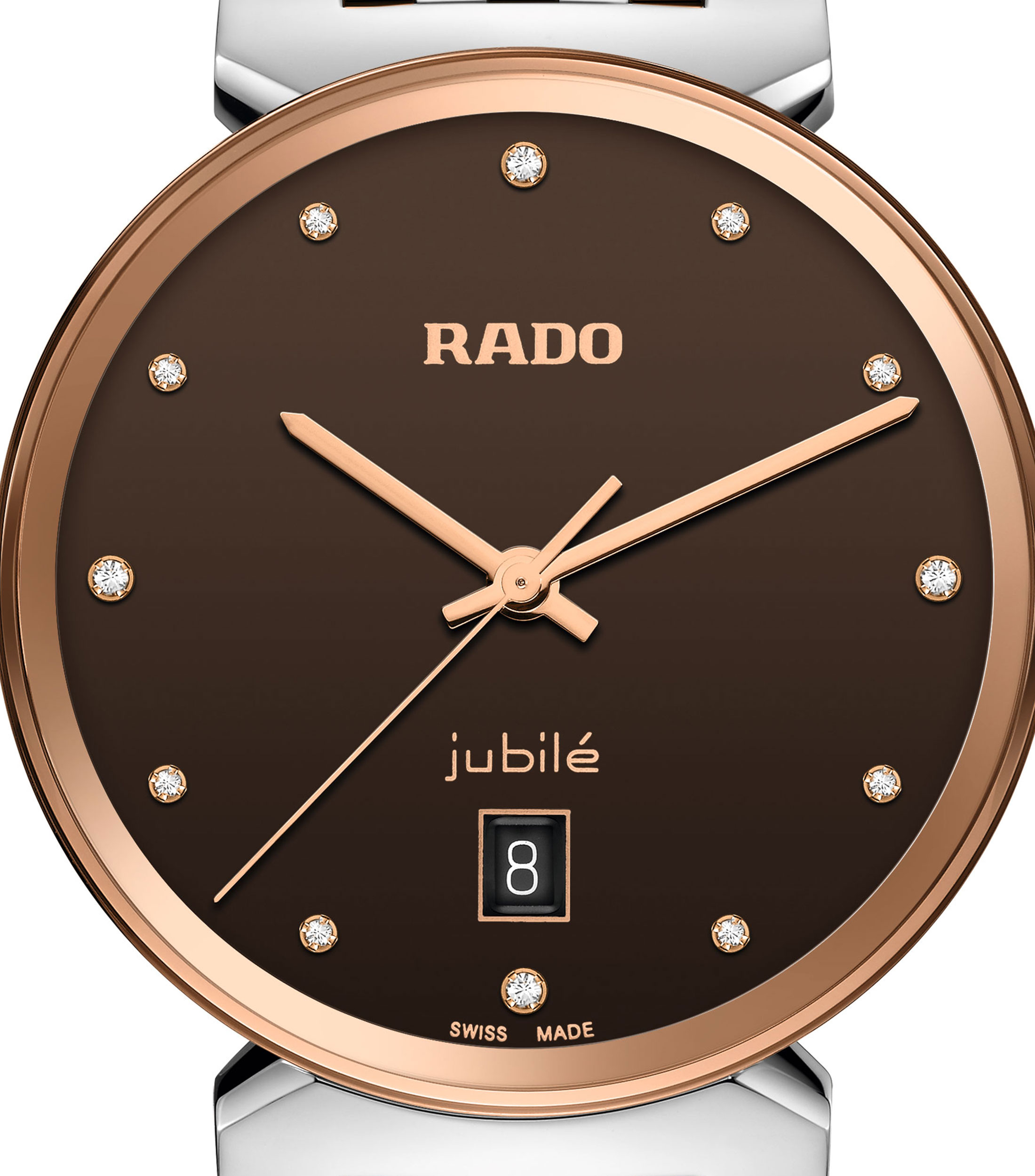 Reloj Unisex Cuarzo Florence Diamonds Classic Carátula Café
