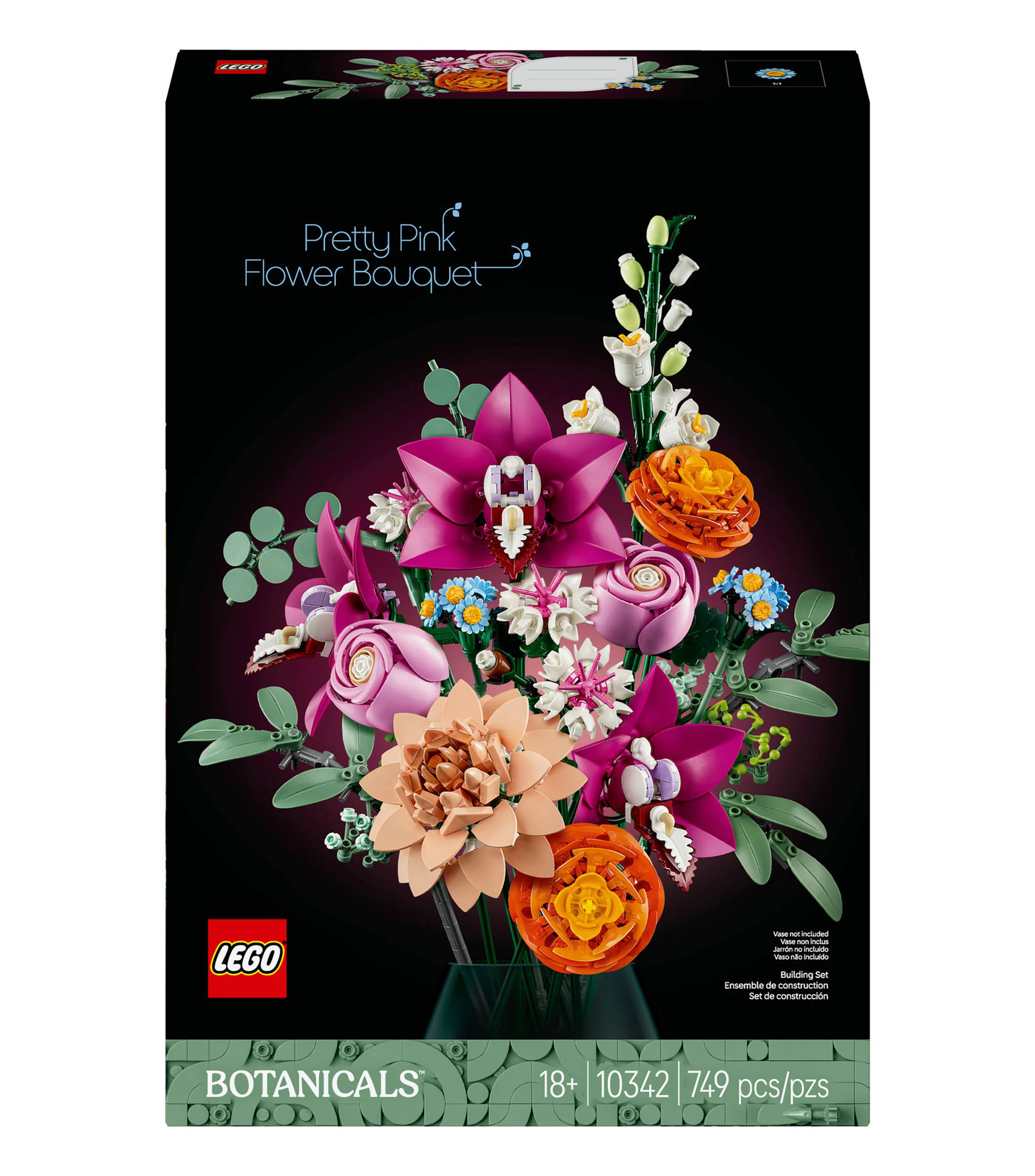 Lego Botanicals Ramo de Flores Fantasía en Rosa 10342