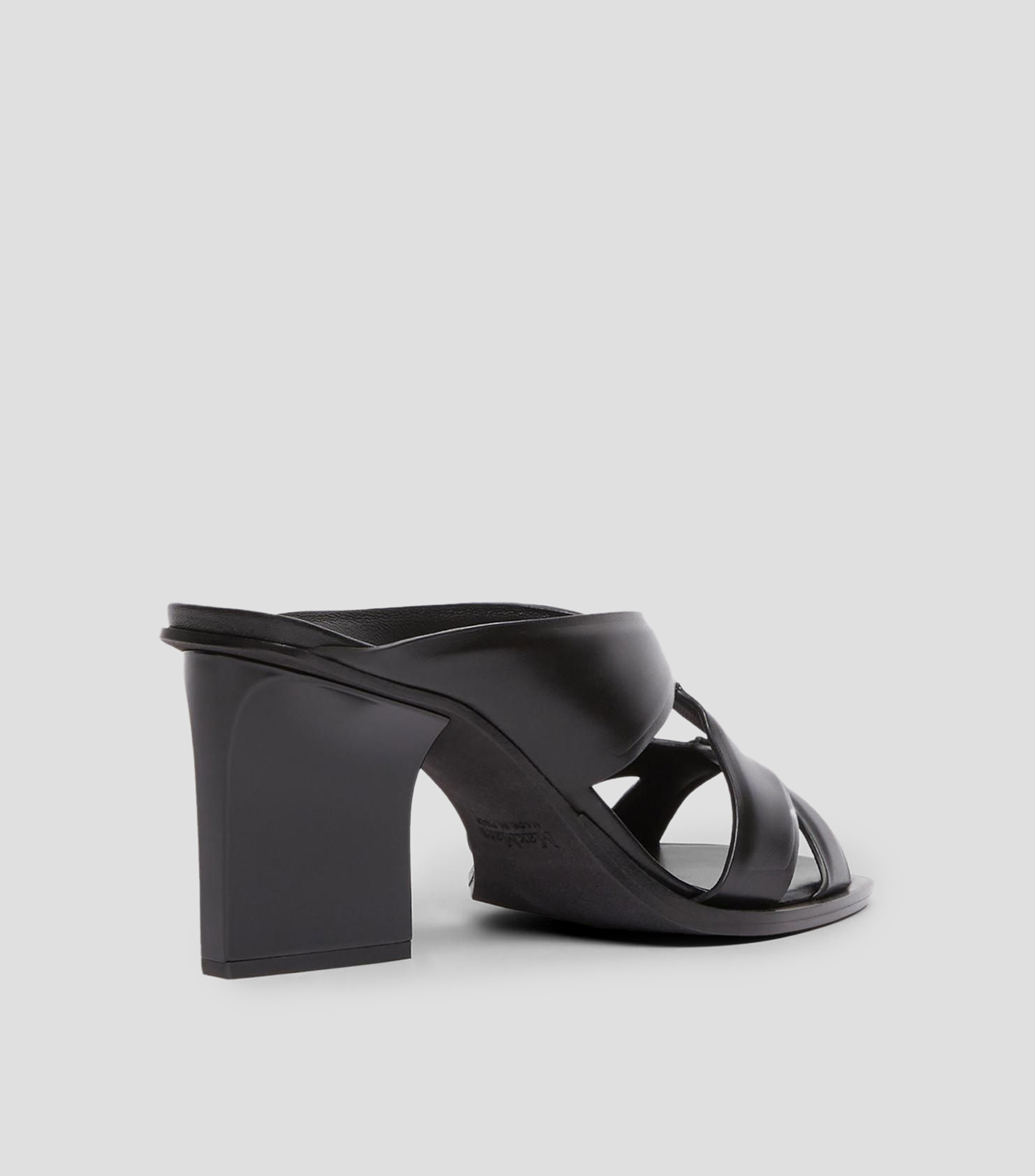 Sandalias con tacon medio ancho Mujer