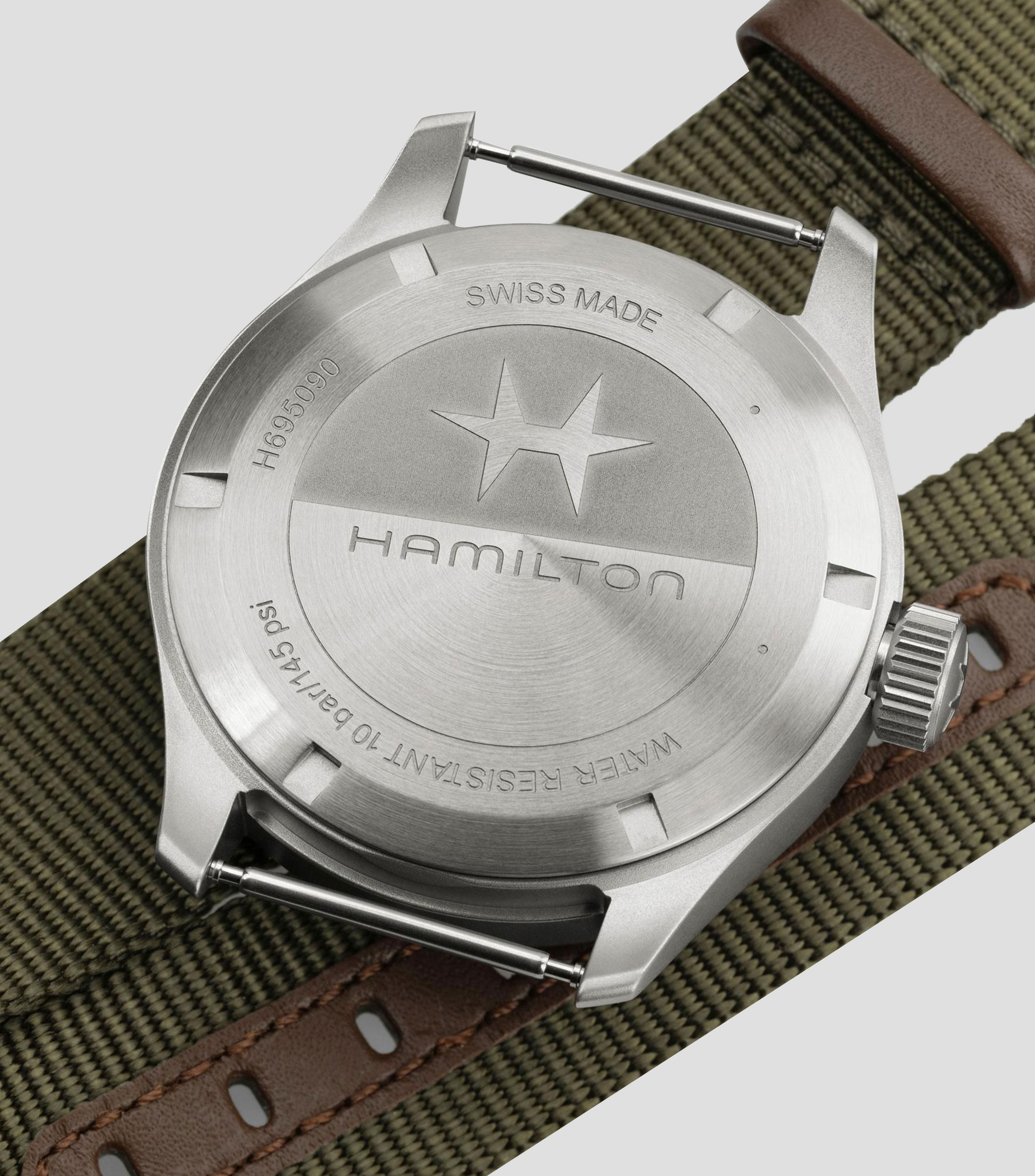 Reloj Unisex Khaki Field Casual Plateado