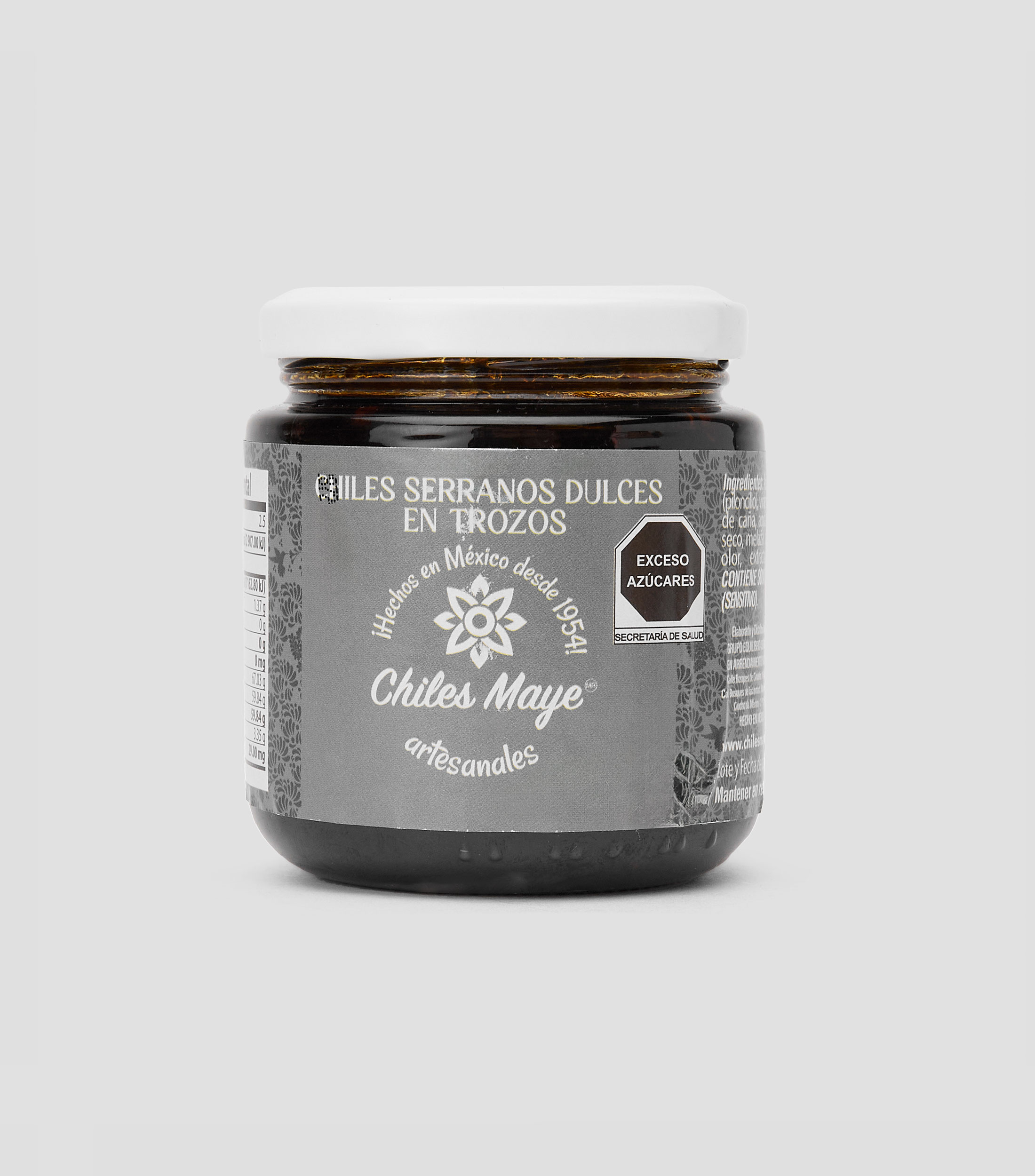 Chile serrano dulce artesanal 250 g