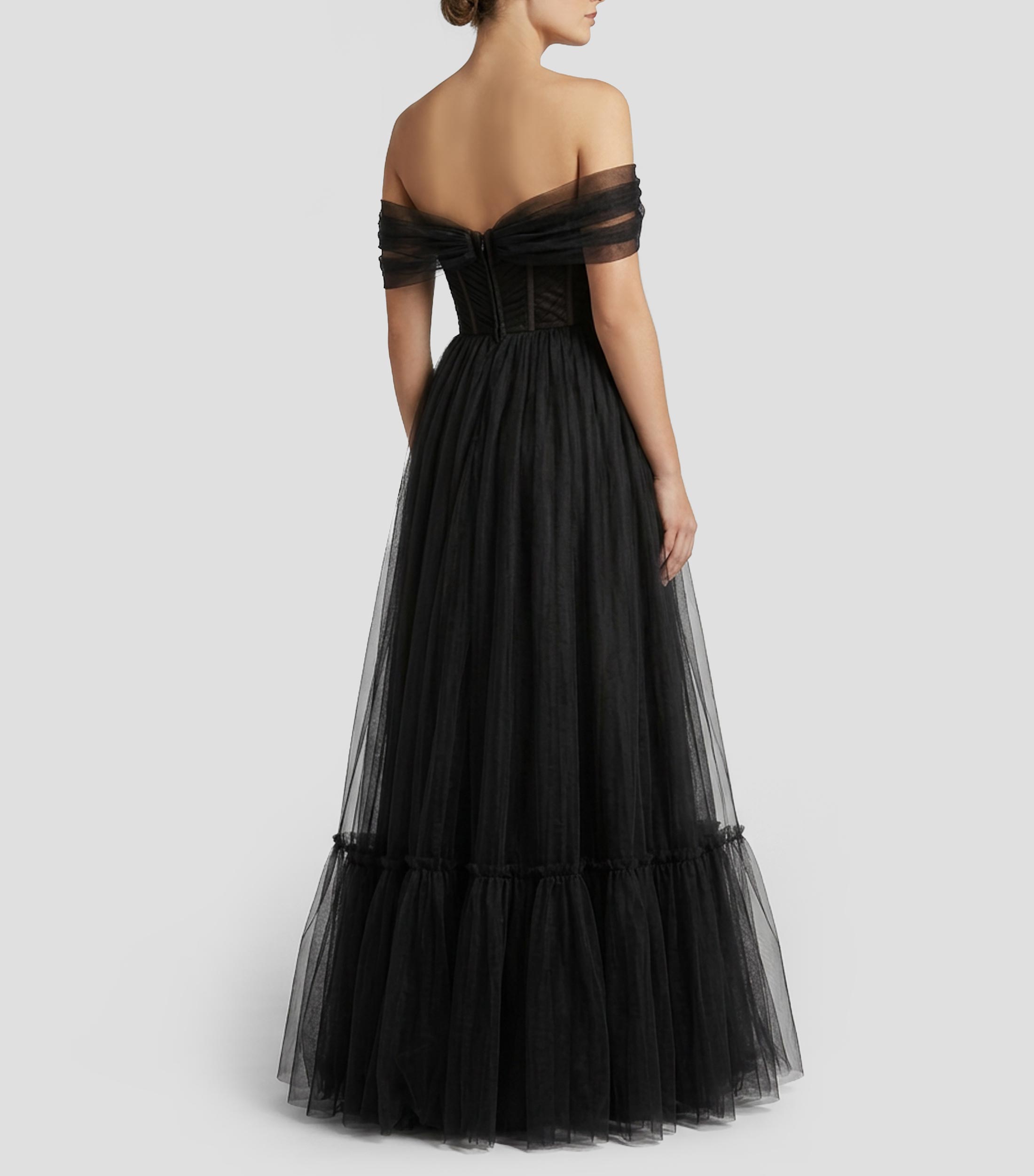 Vestido midi liso Mujer