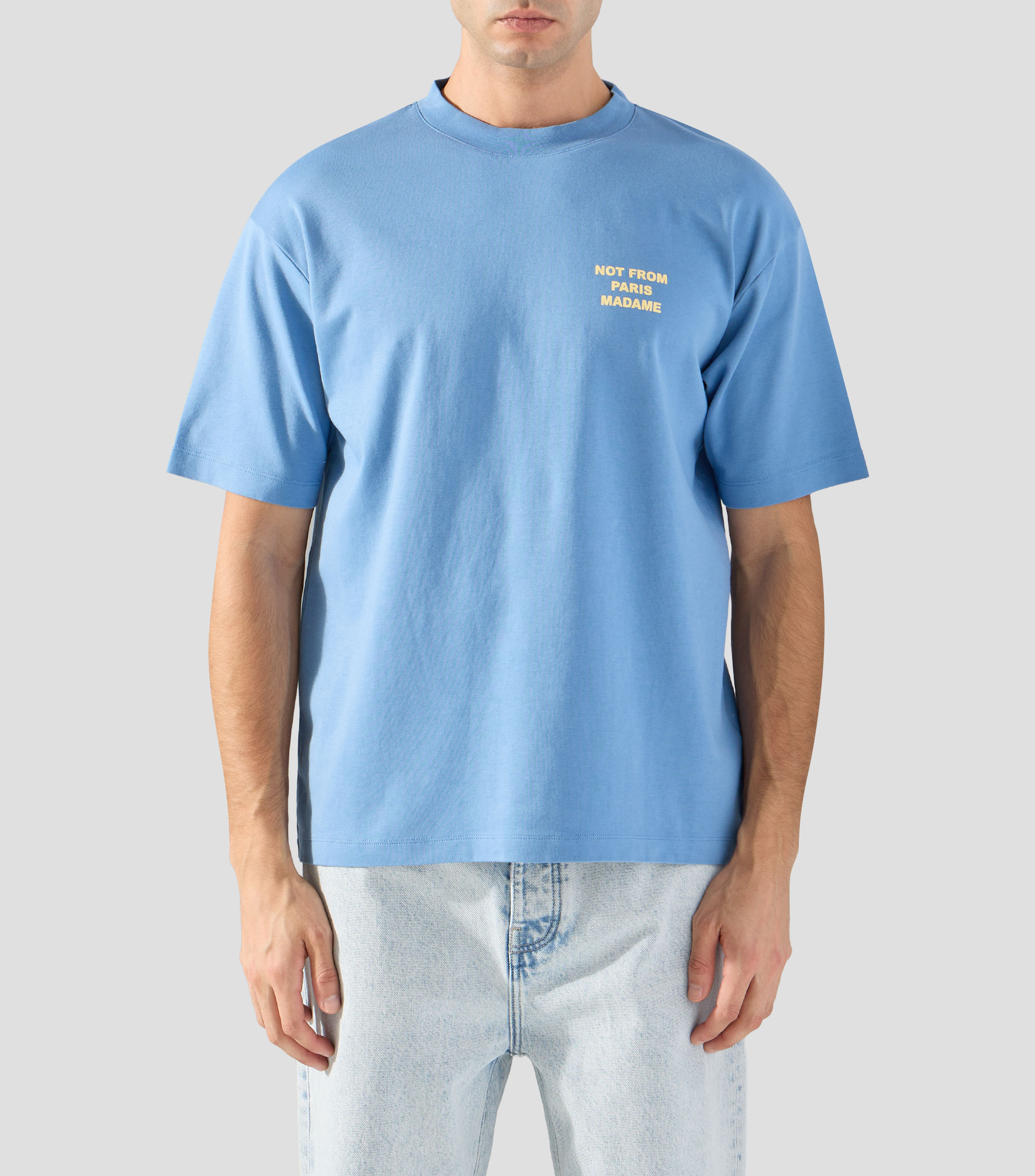 Playera cuello redondo manga corta lisa Hombre