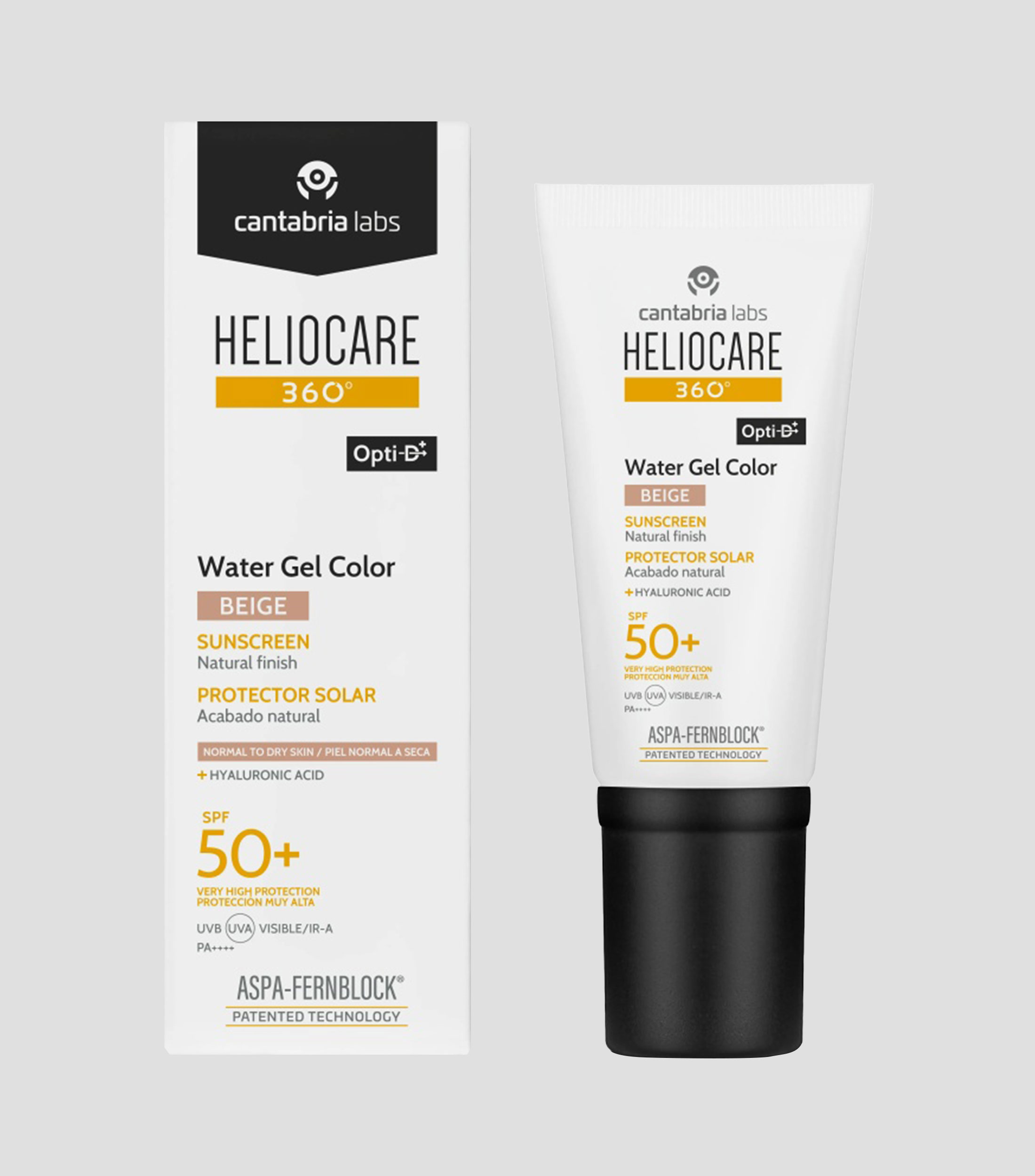 Protector solar Color Water Gel SPF 50+, 50 ml