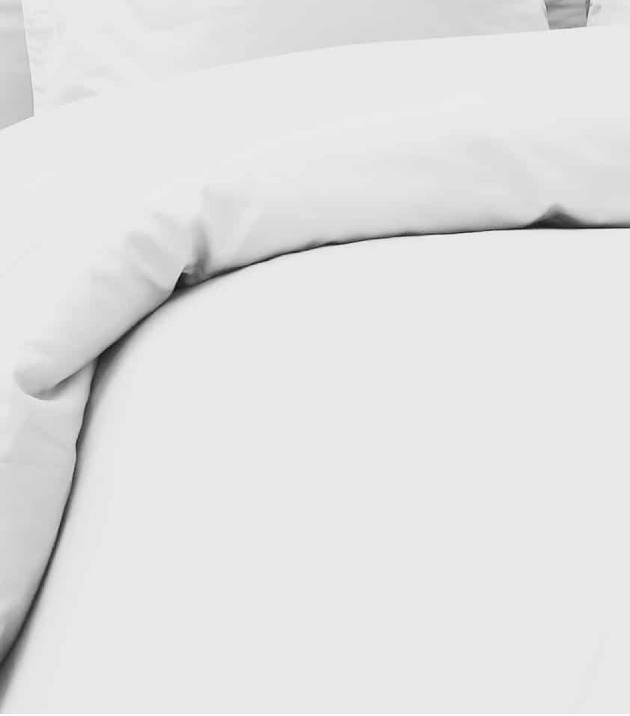 Funda para Duvet Matrimonial, Queen Size en Algodon Bamboo, Blanco