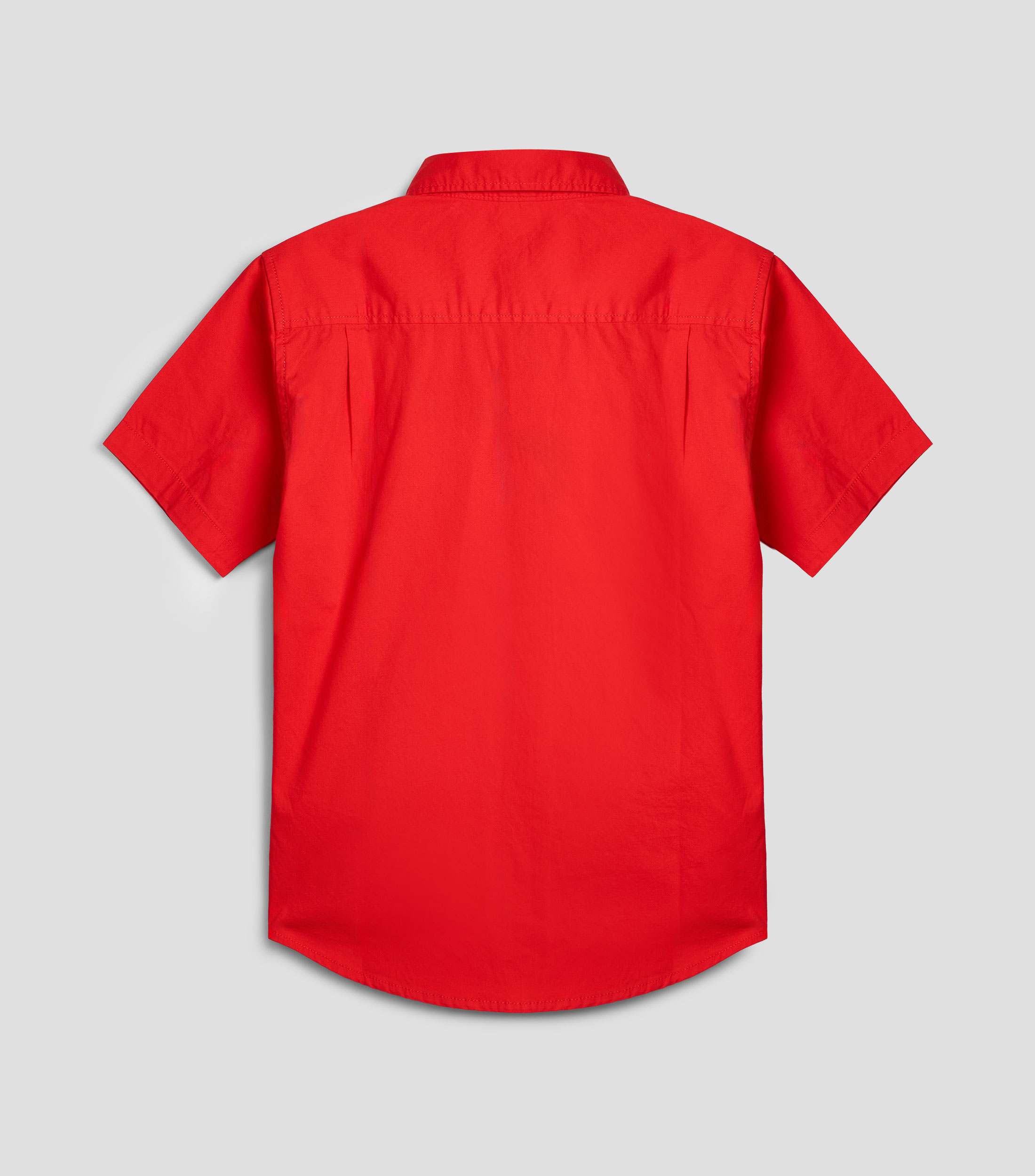 Camisa lisa manga corta Niño