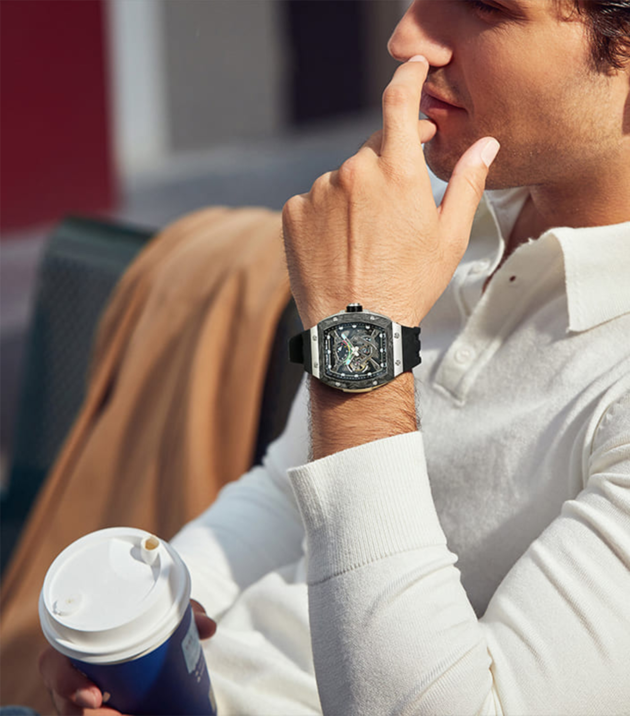 Reloj para Hombre Neutrón edición especial negro, plateado