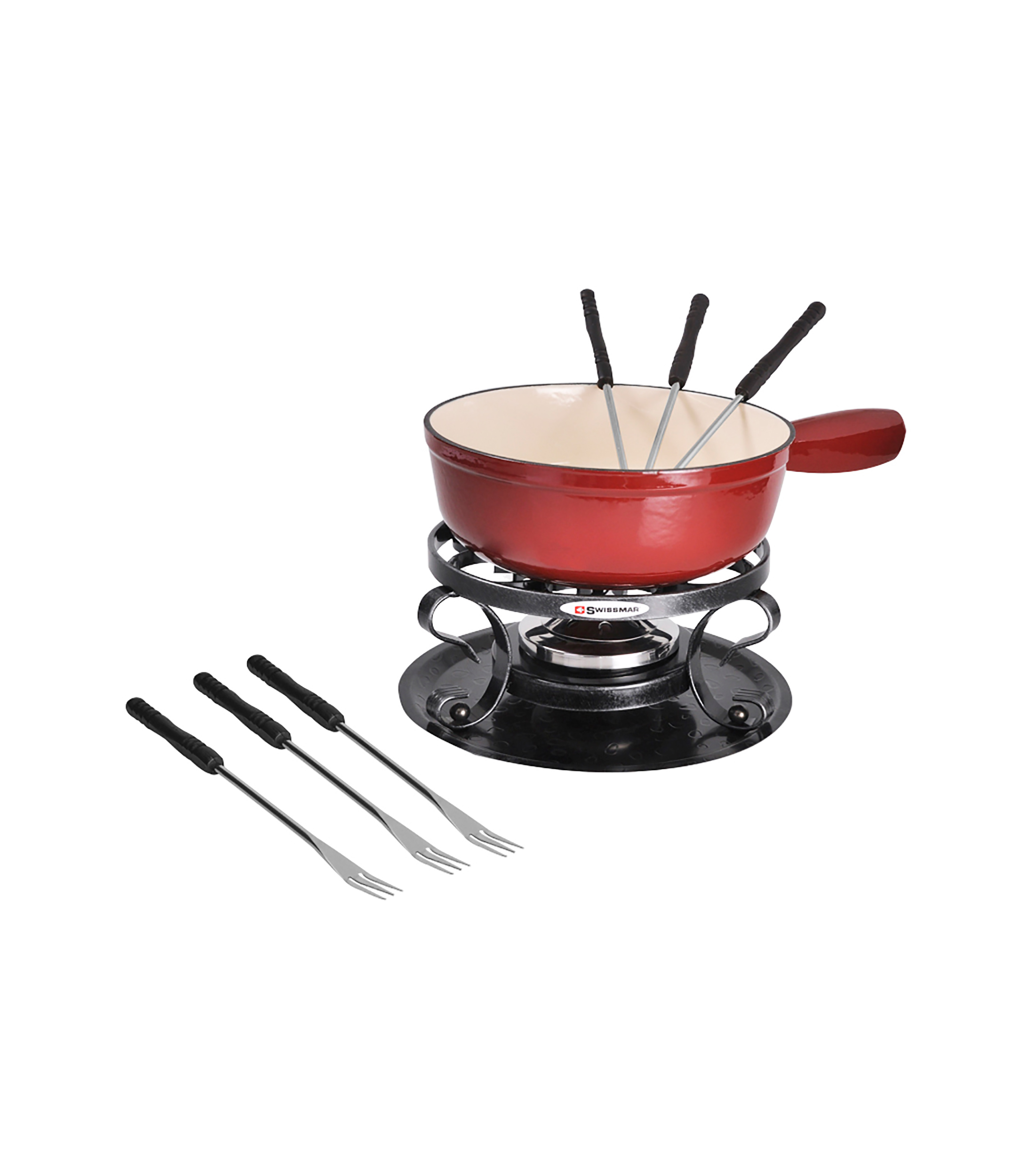 Lugano Set Fondue 9 Piezas cereza El Palacio de Hierro