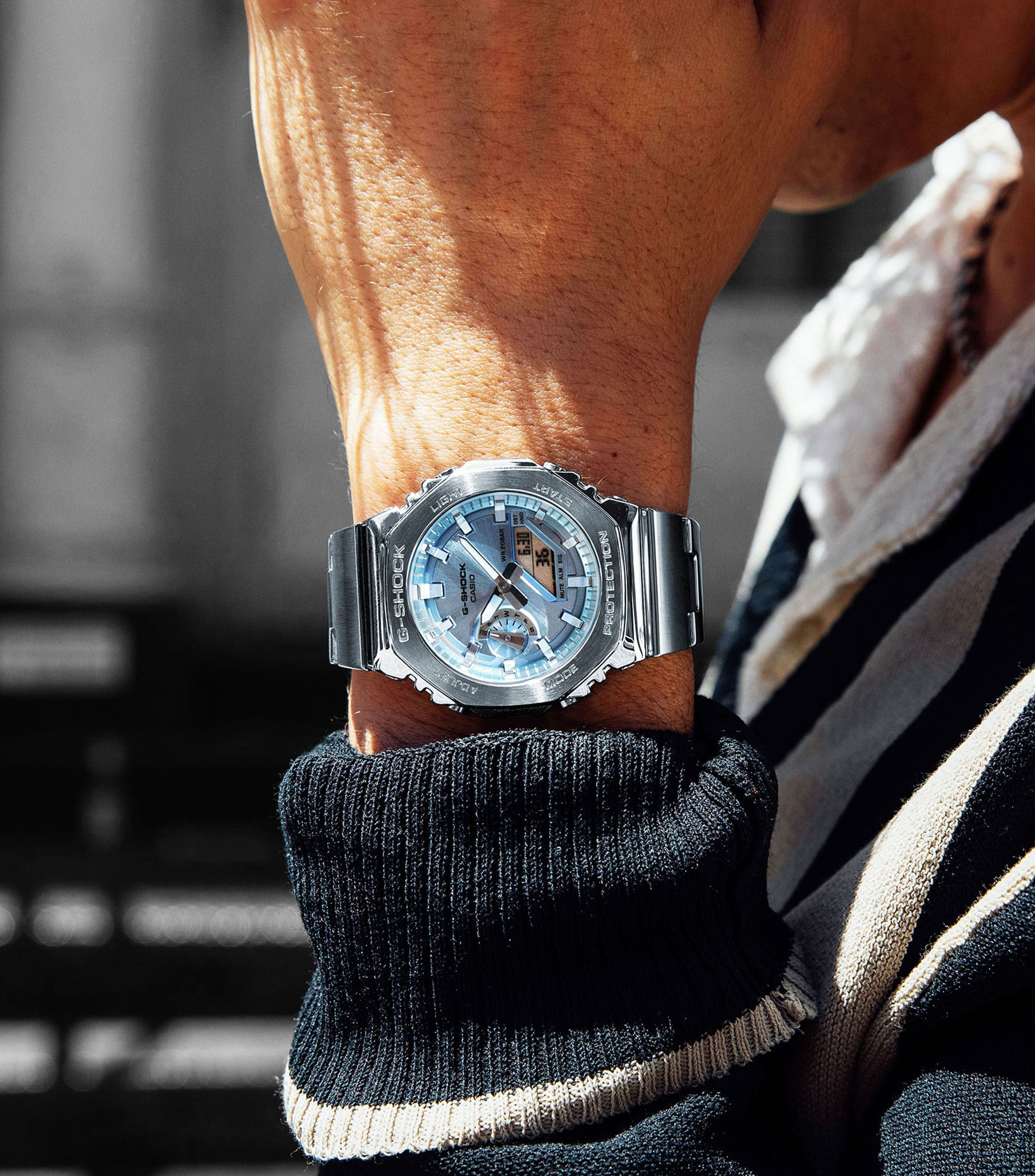 Reloj para Hombre G-Shock Casual Plateado