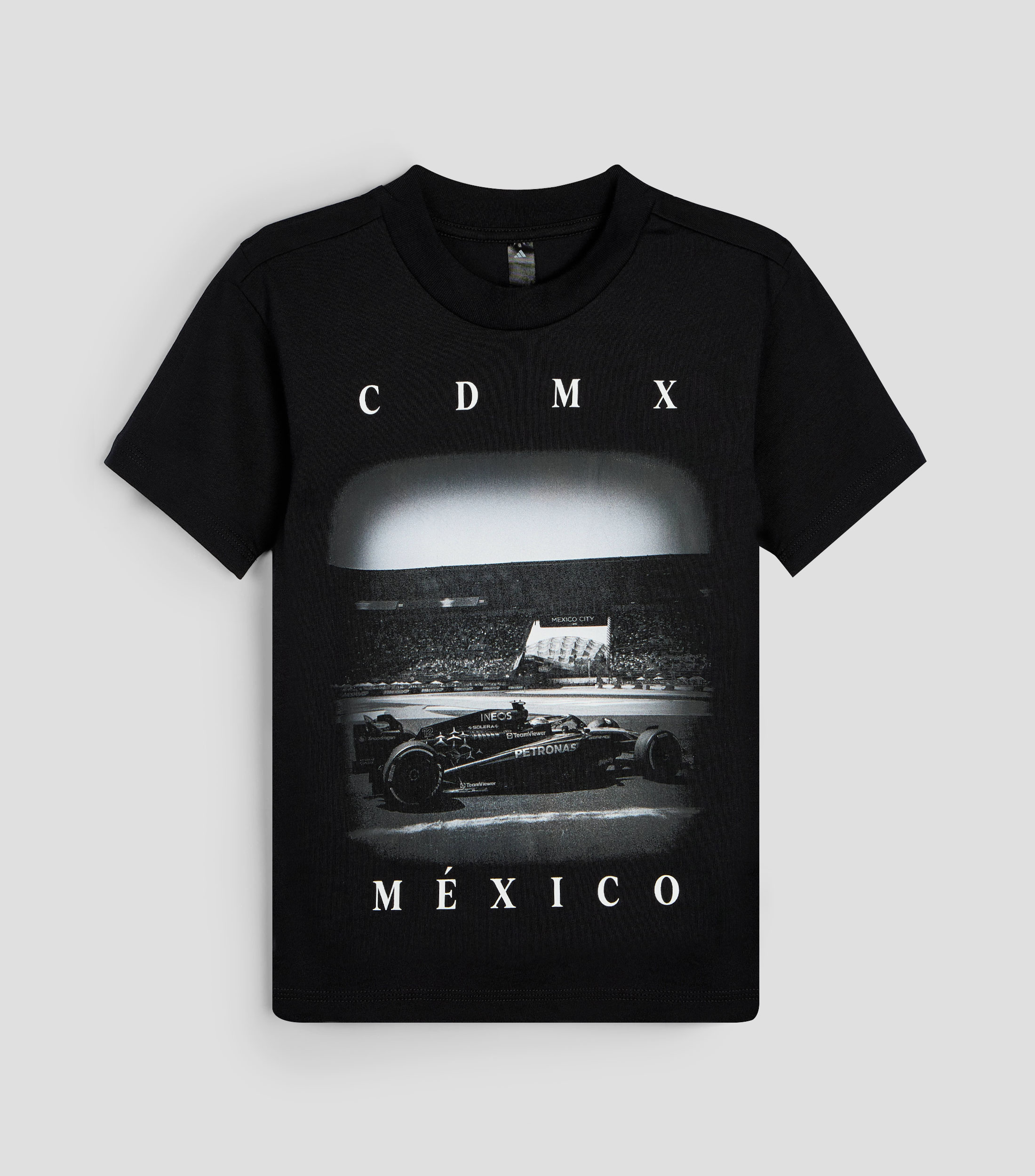 Playera cuello redondo manga corta con estampado Niño