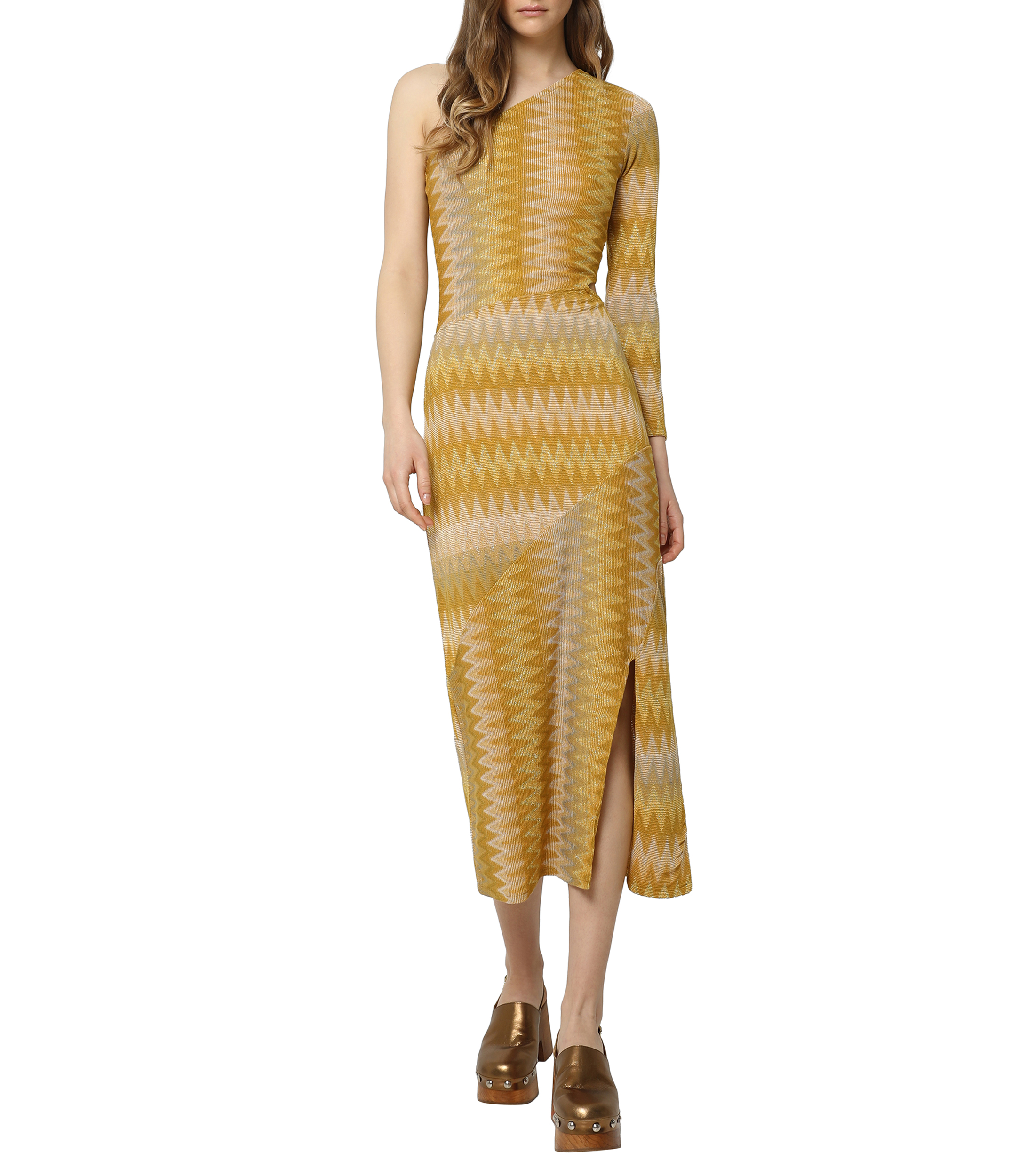 Scalpers: Vestido midi manga larga Mujer El Palacio de Hierro