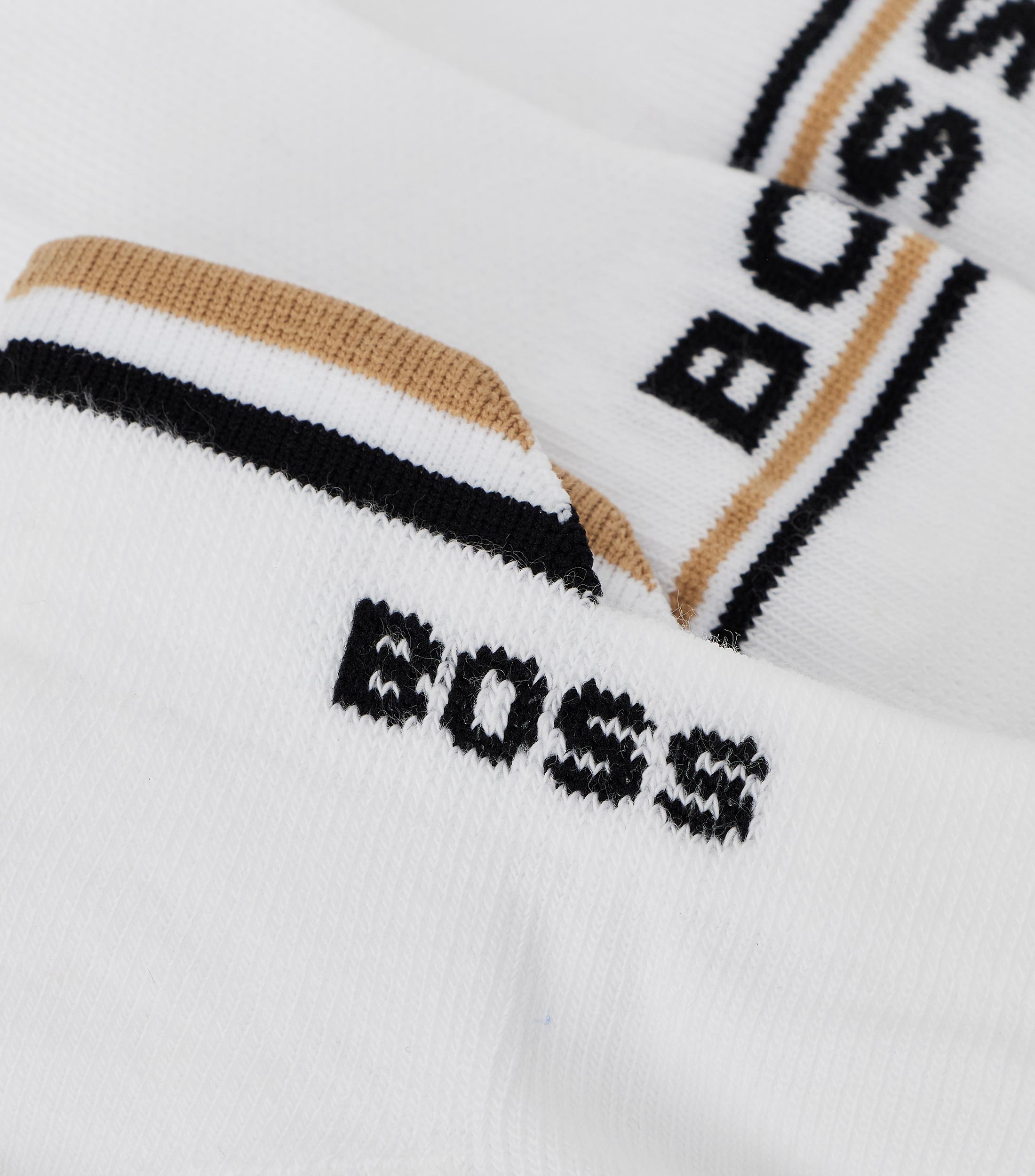 Paquete de dos pares de calcetines a la altura del tobillo con logos