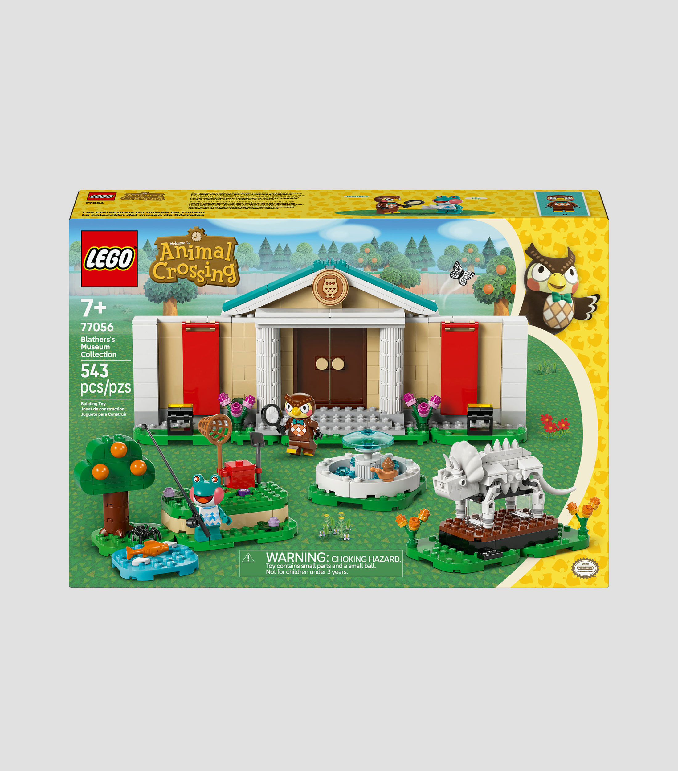 Lego Animal Crossing La colección del museo de Sócrates 77056