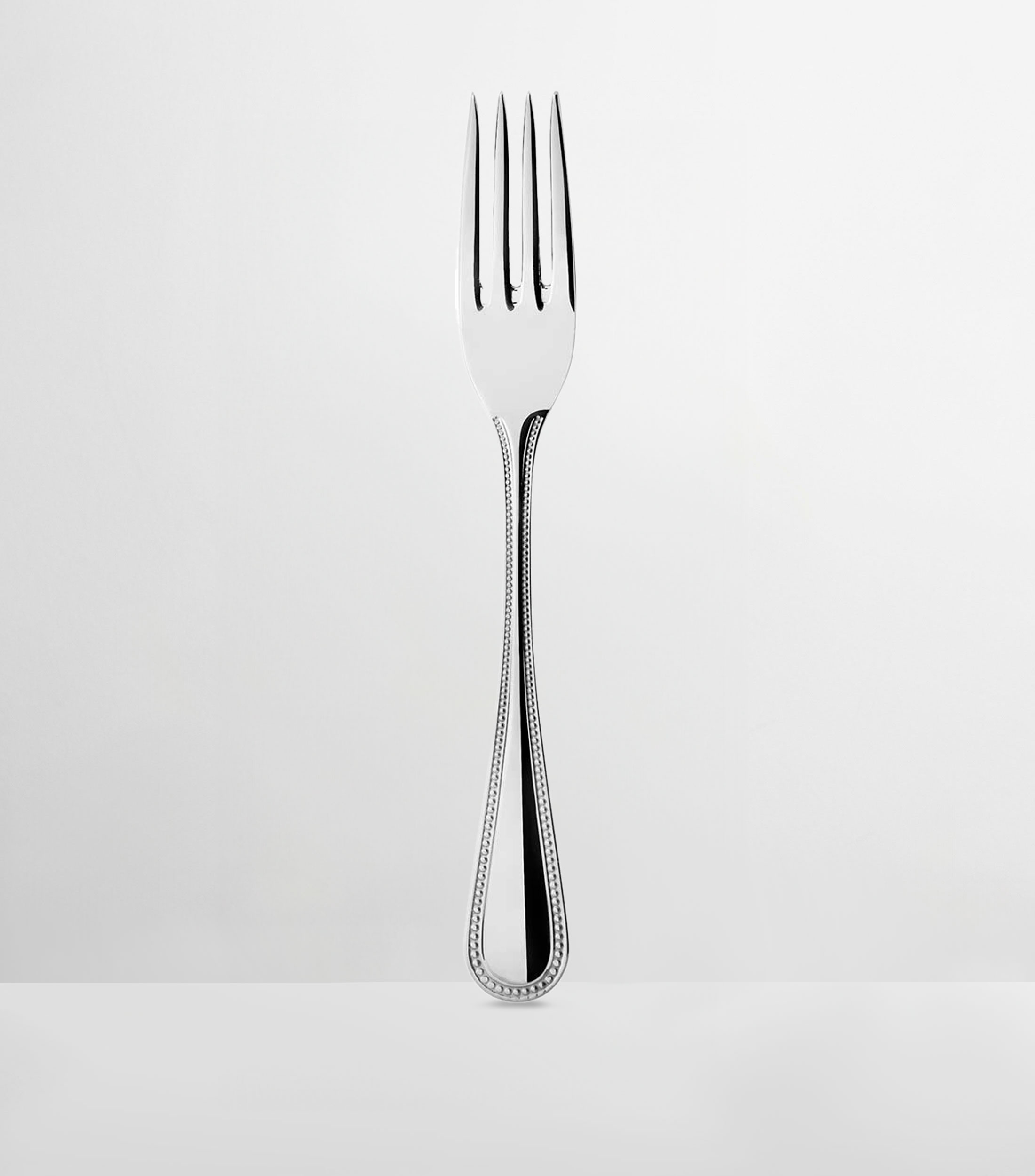 Tenedor para postre Perle en acero inoxidable