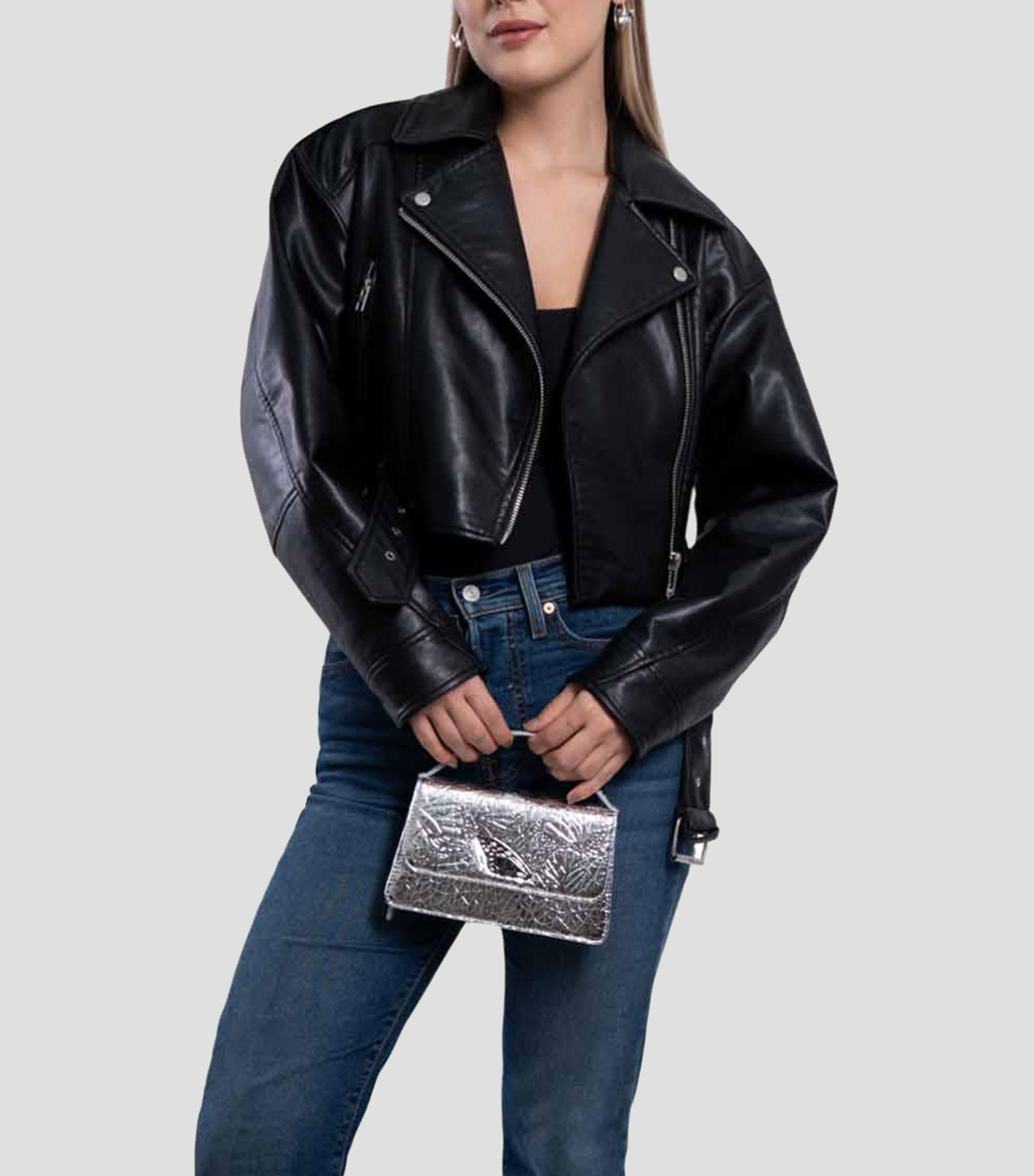 Bolsa Crossbody en piel fantasía Mujer