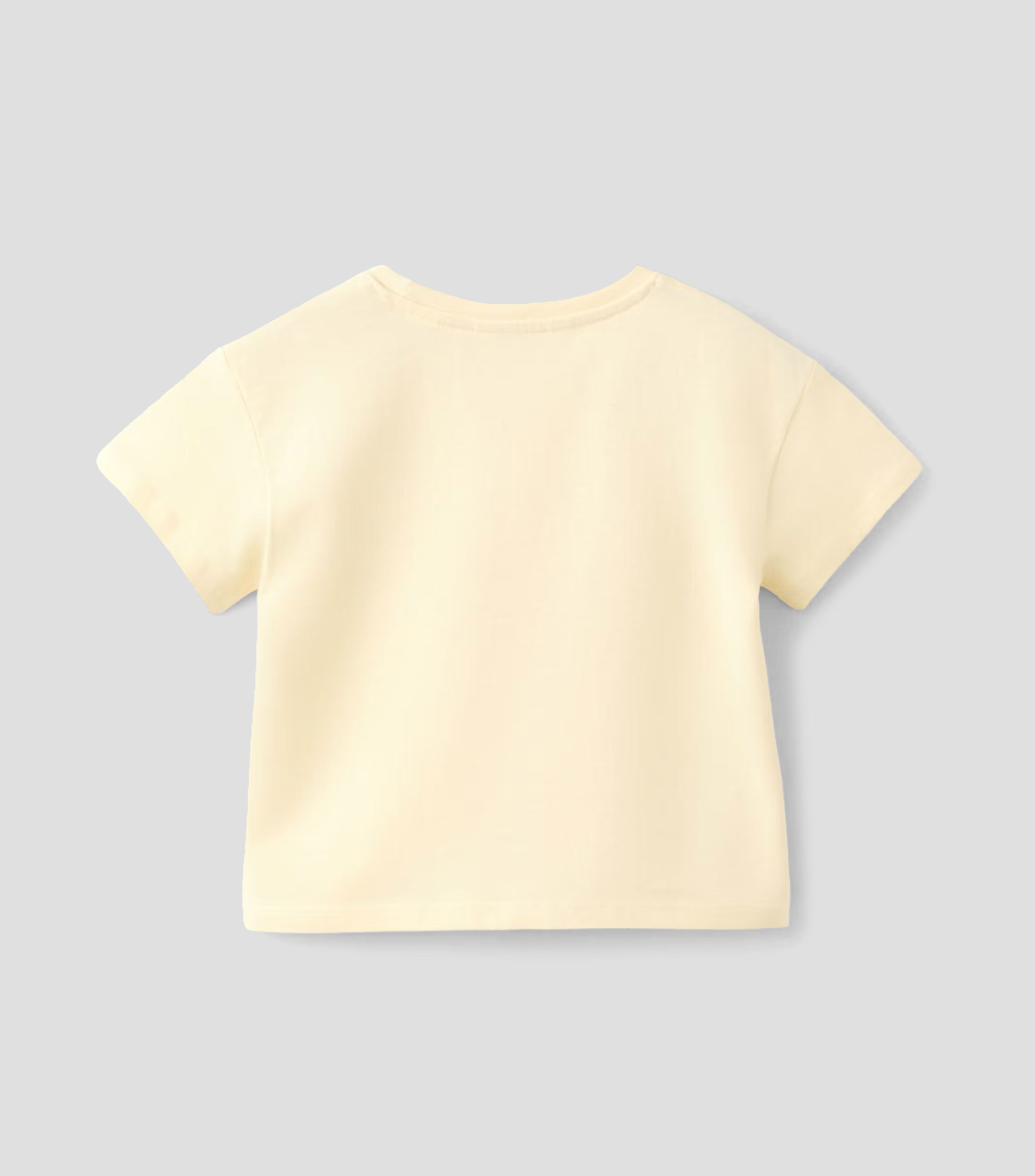 Playera cuello redondo manga corta estampada Niña