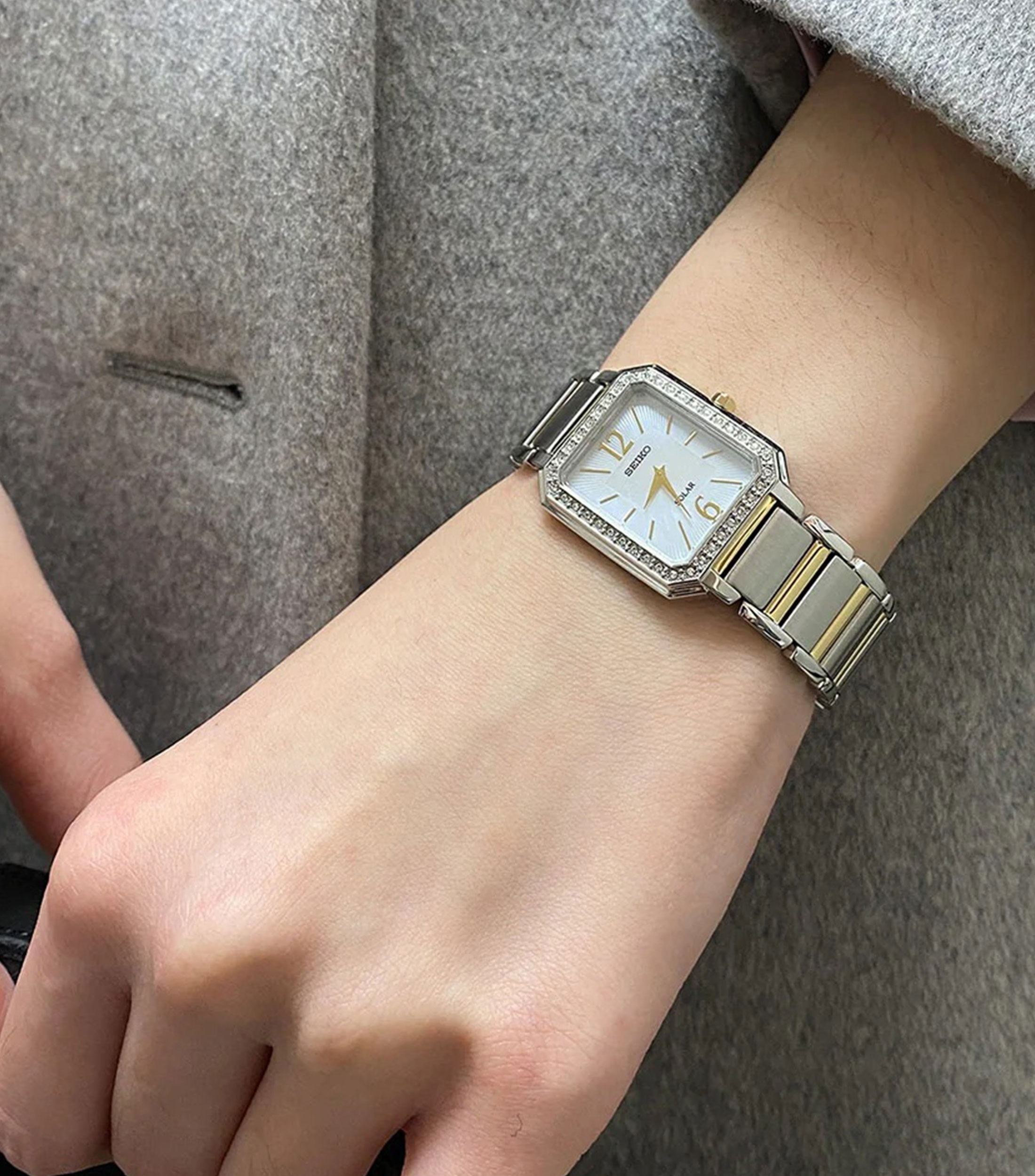 Reloj para Mujer Core Diamonds casual, plateado
