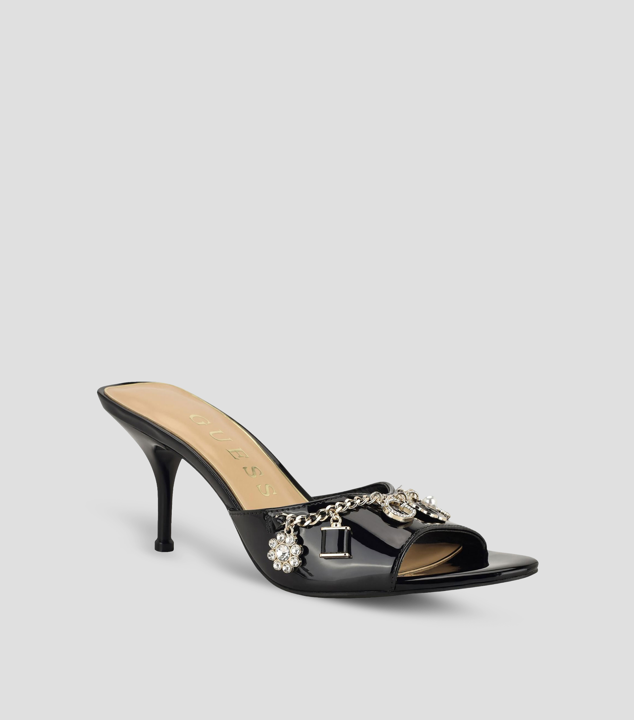 Sandalias con tacón alto de aguja Mujer